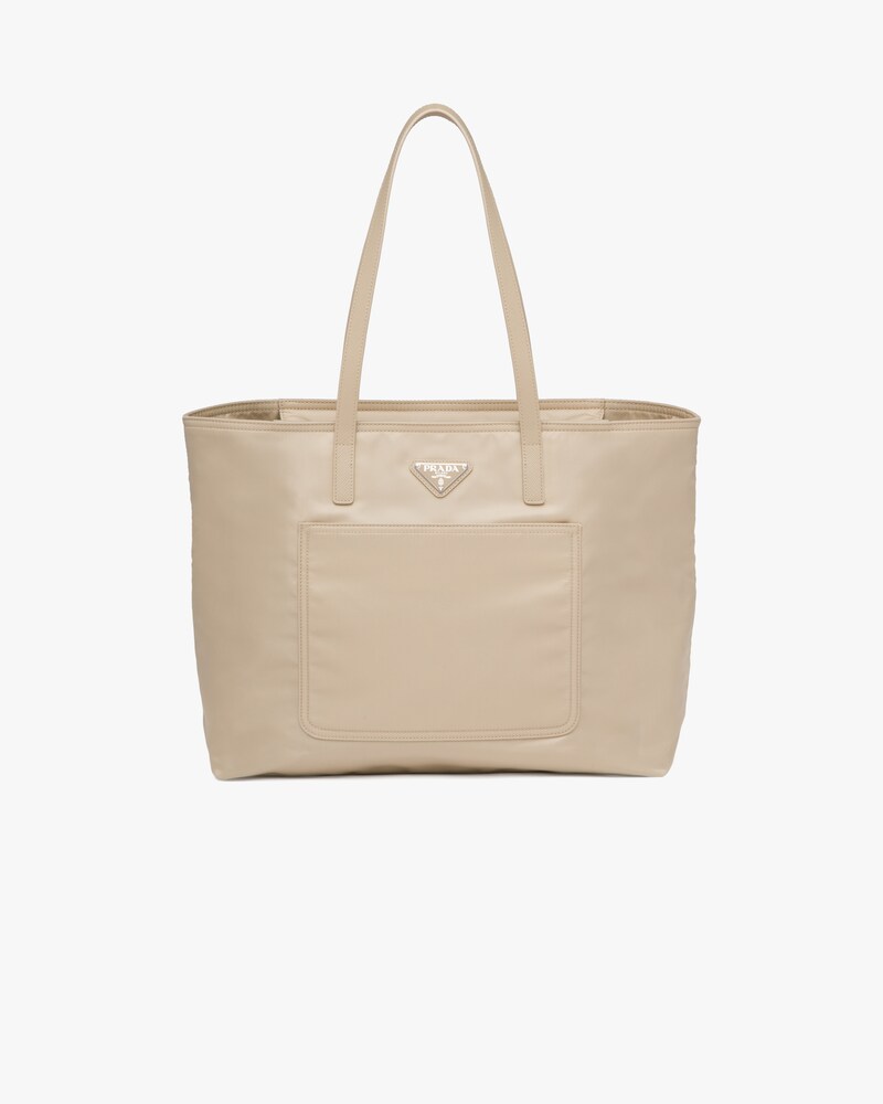 prada tote leather