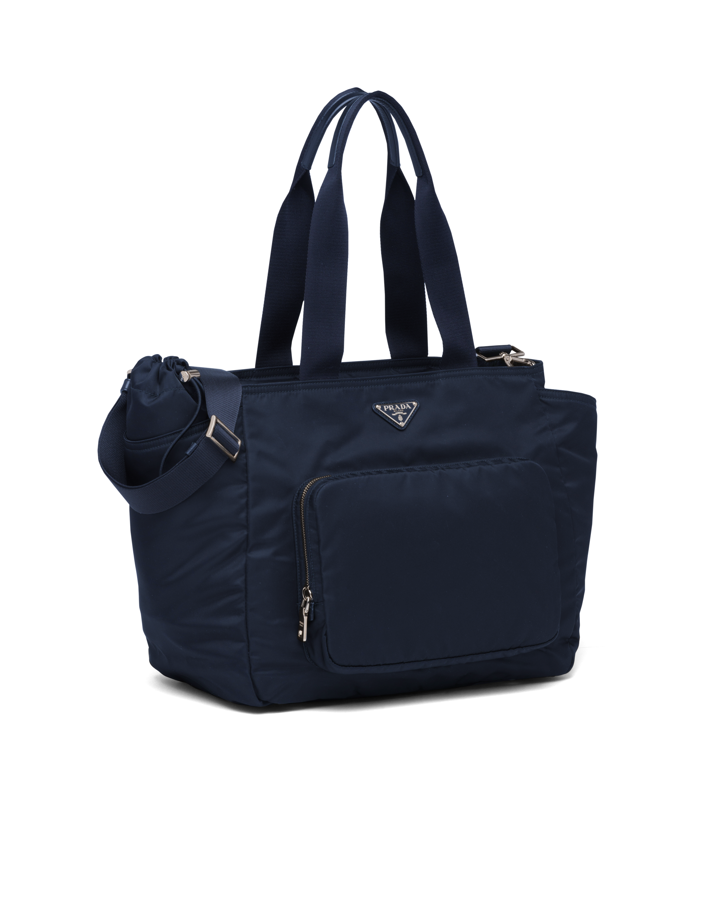 Navy Nylon Prada Baby Bag | Prada