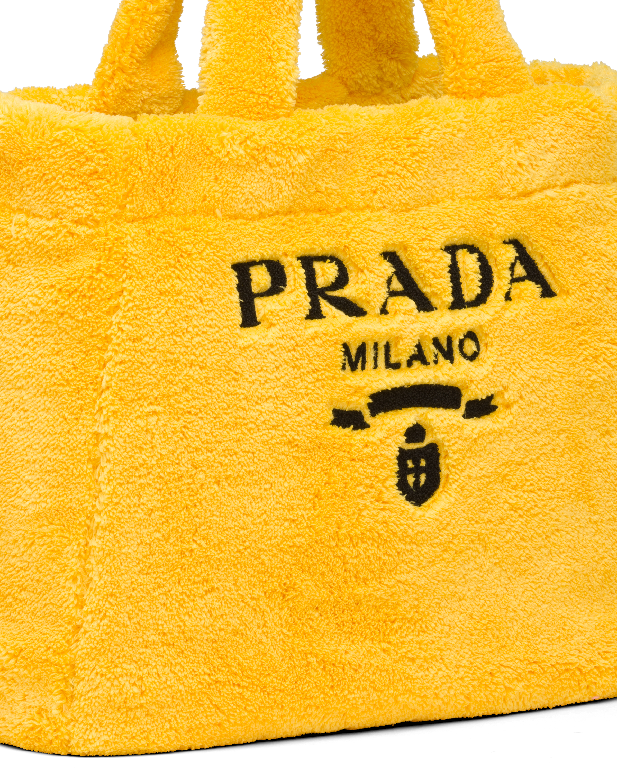 Prada حقيبة تسوق من قماش تيري 6
