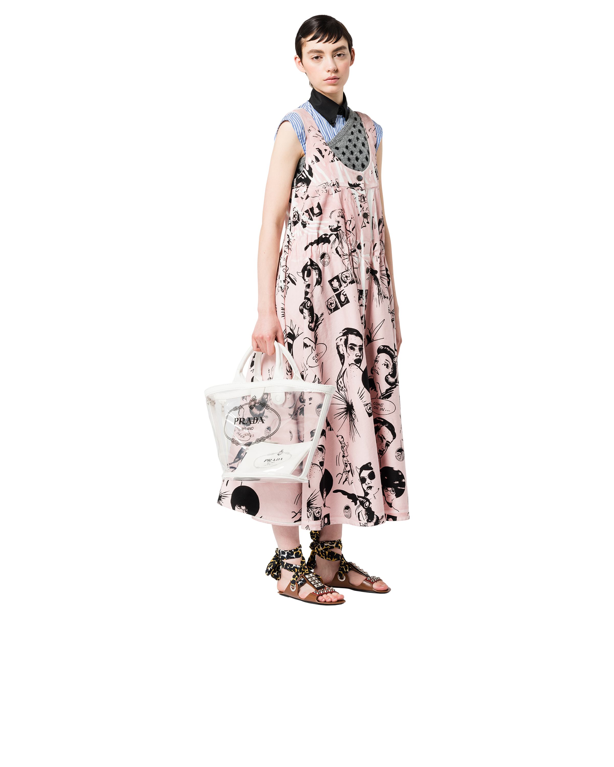 prada plexiglass tote