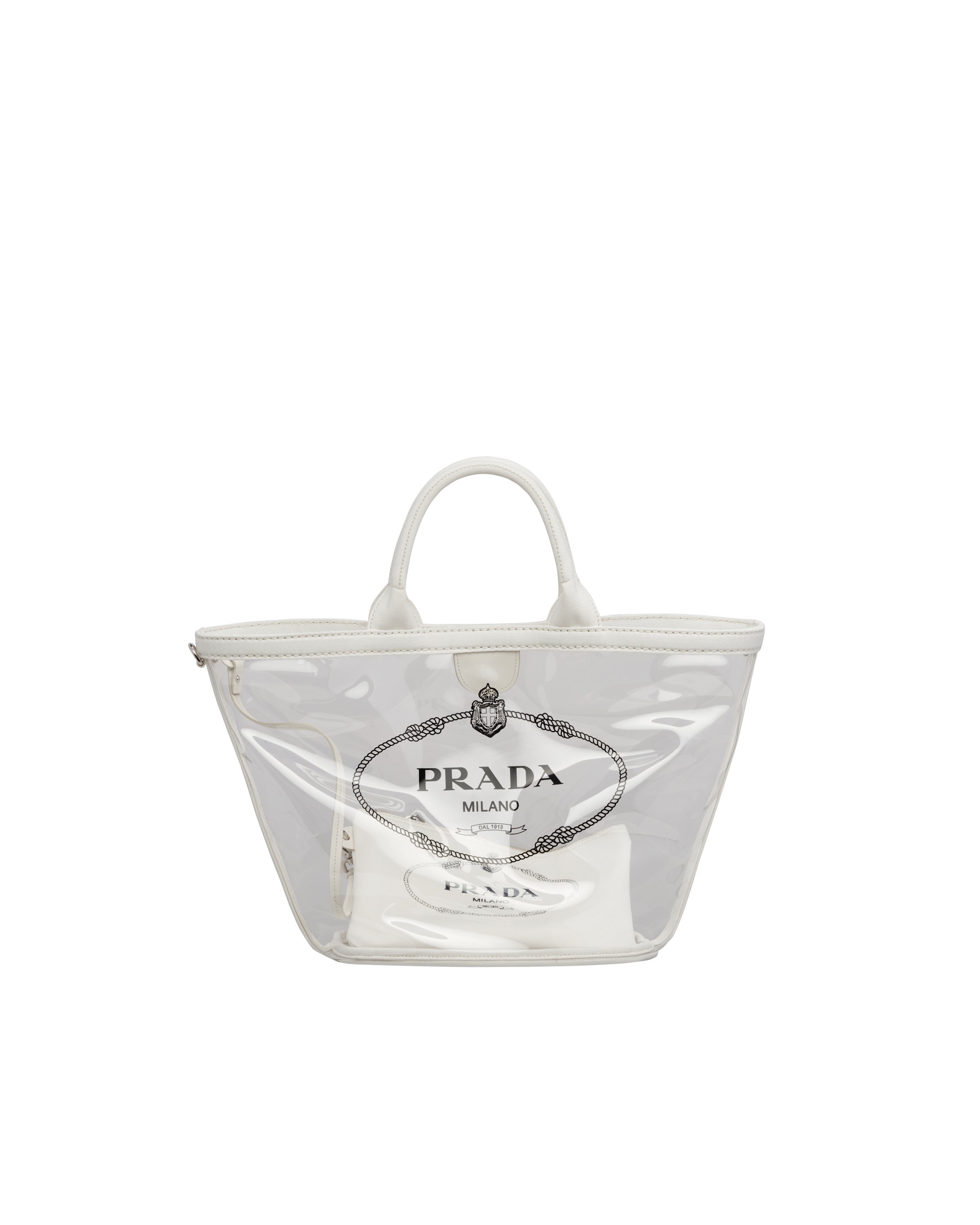 prada transparent bag