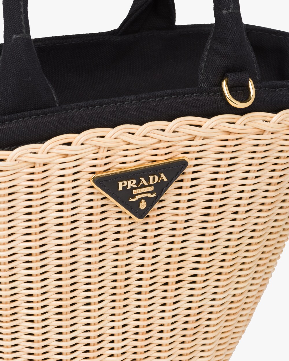 prada wicker handbag