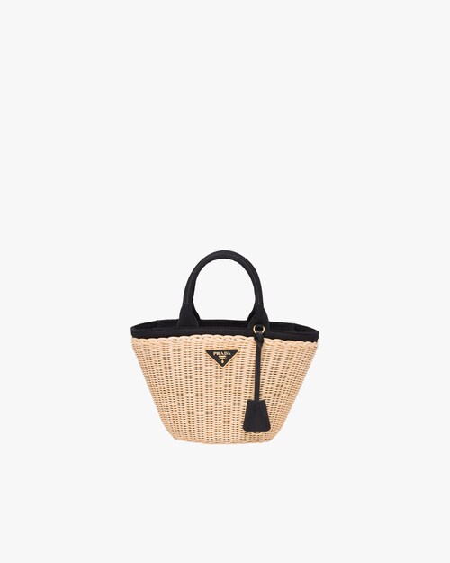 prada basket weave bag