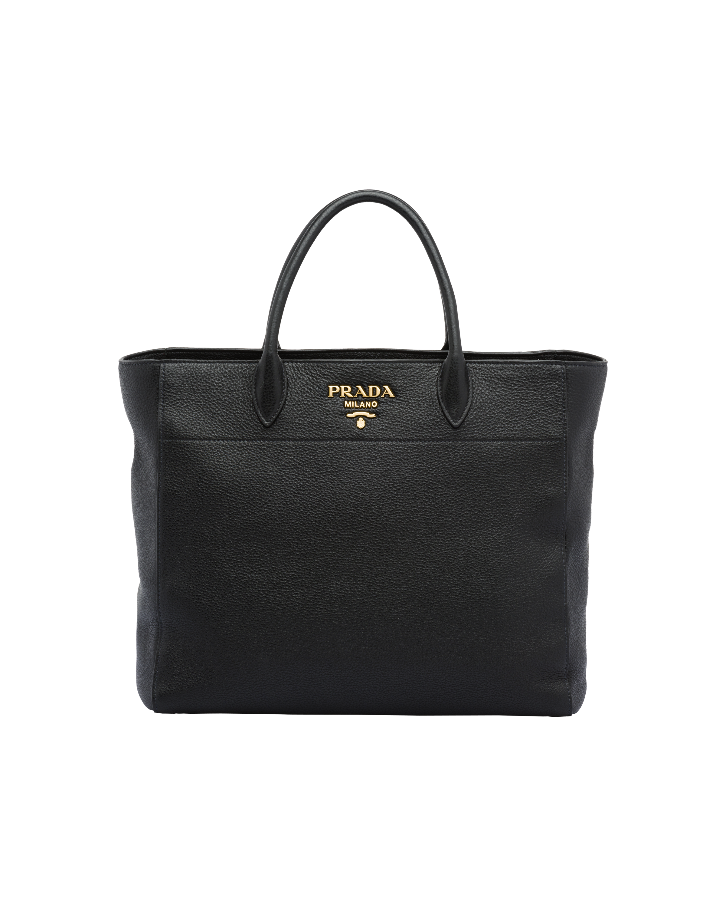 prada leather tote