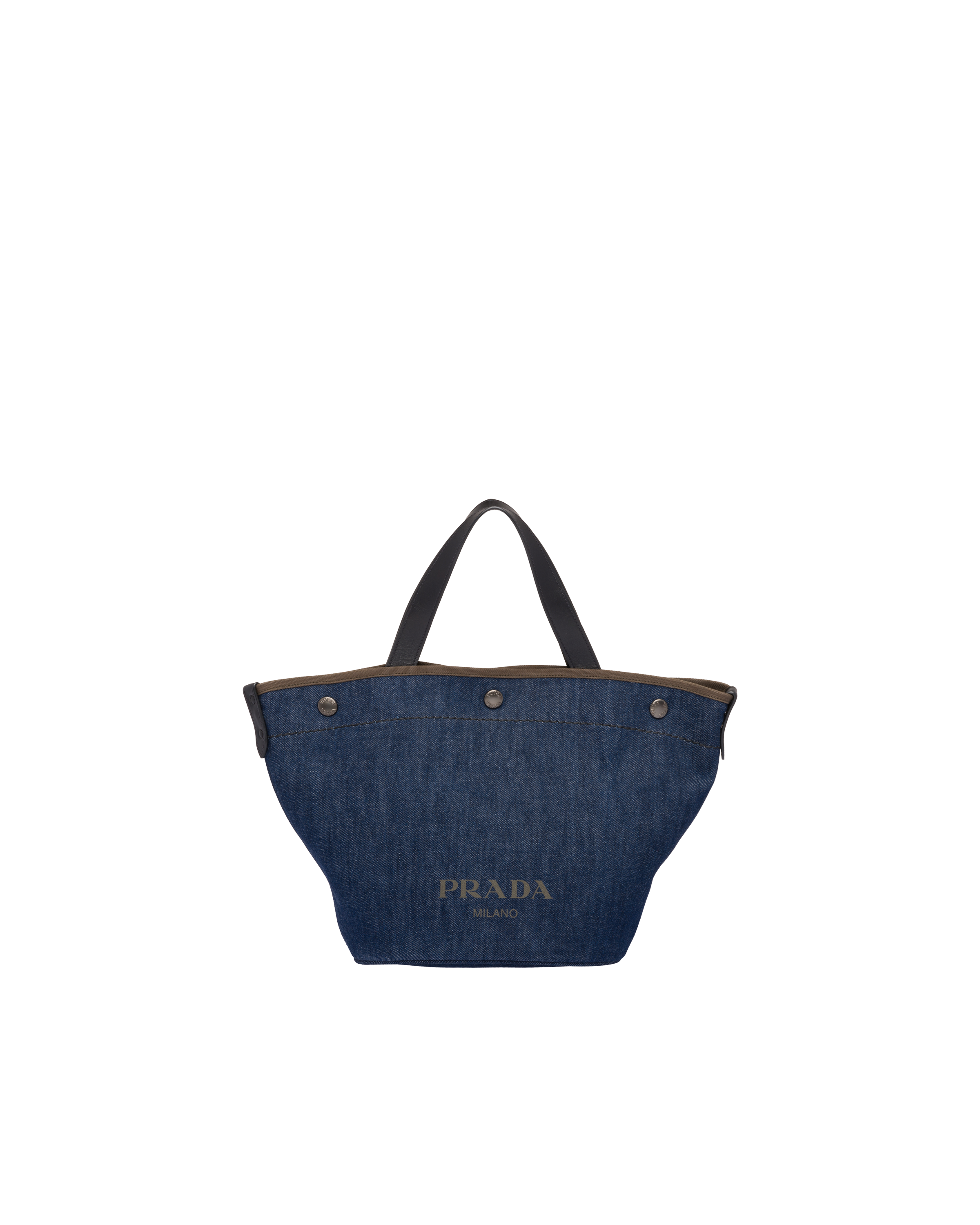 prada denim shoulder bag