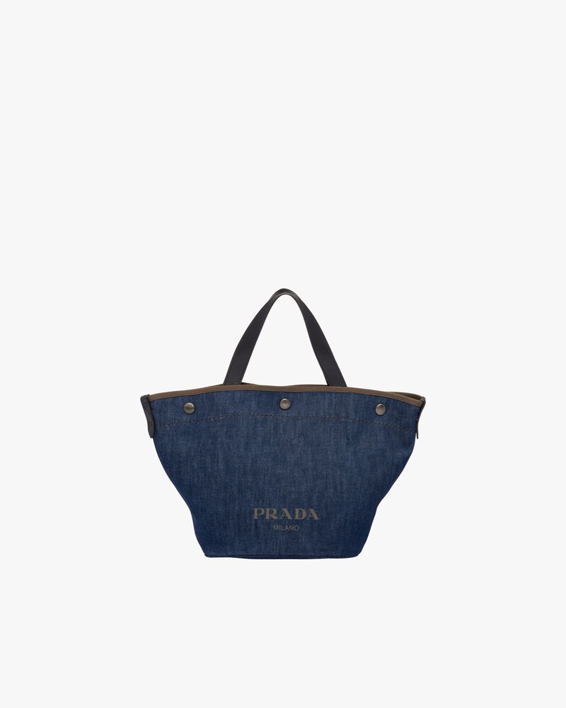 small denim handbag