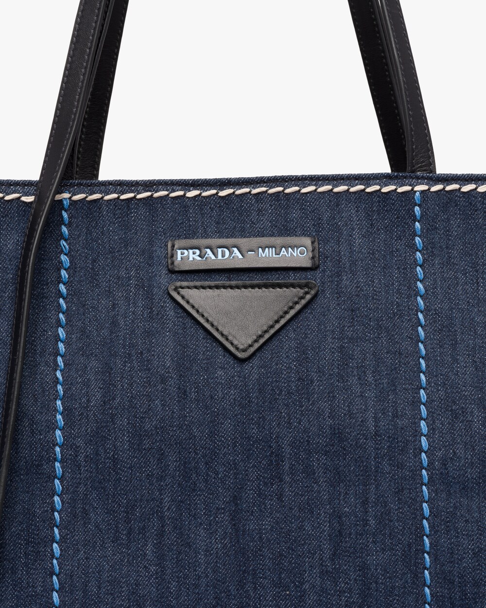 small denim handbag