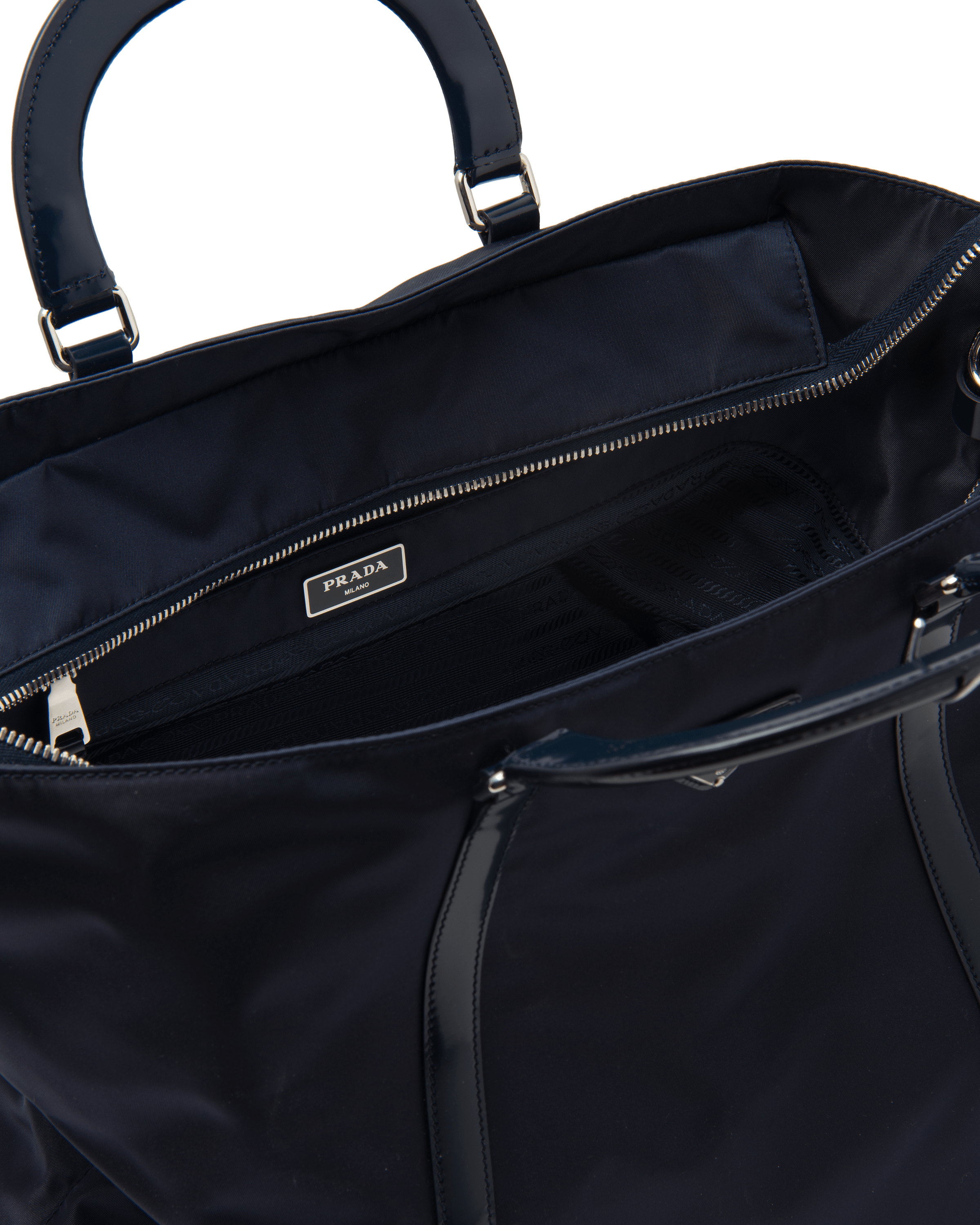 prada large leather tote