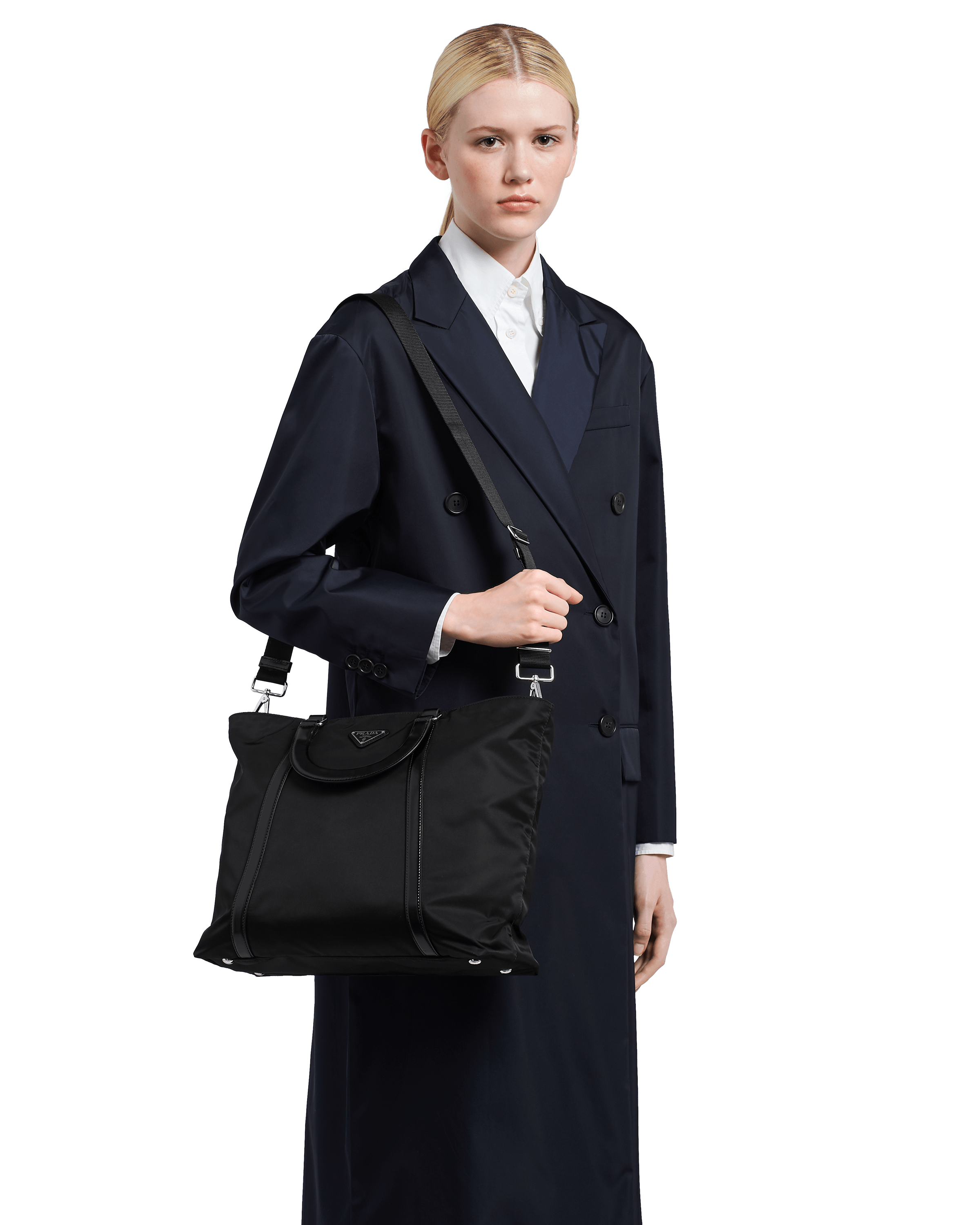 prada medium nylon tote