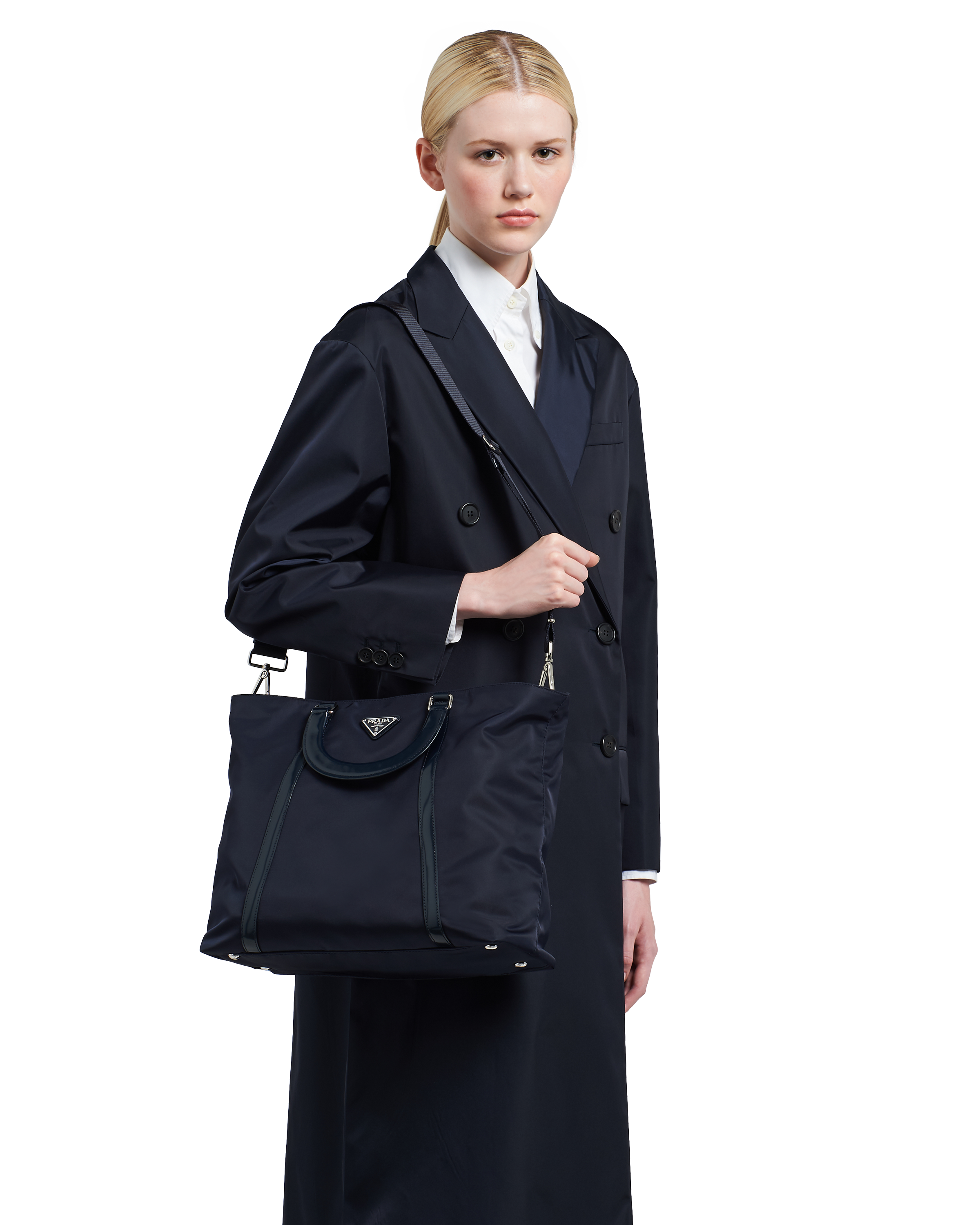 prada medium nylon tote