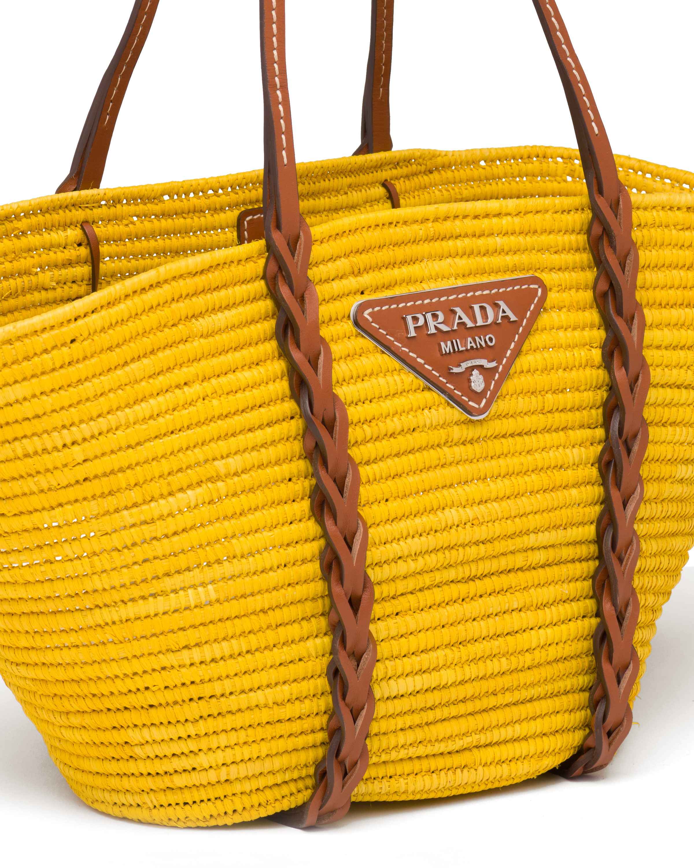 prada wicker tote