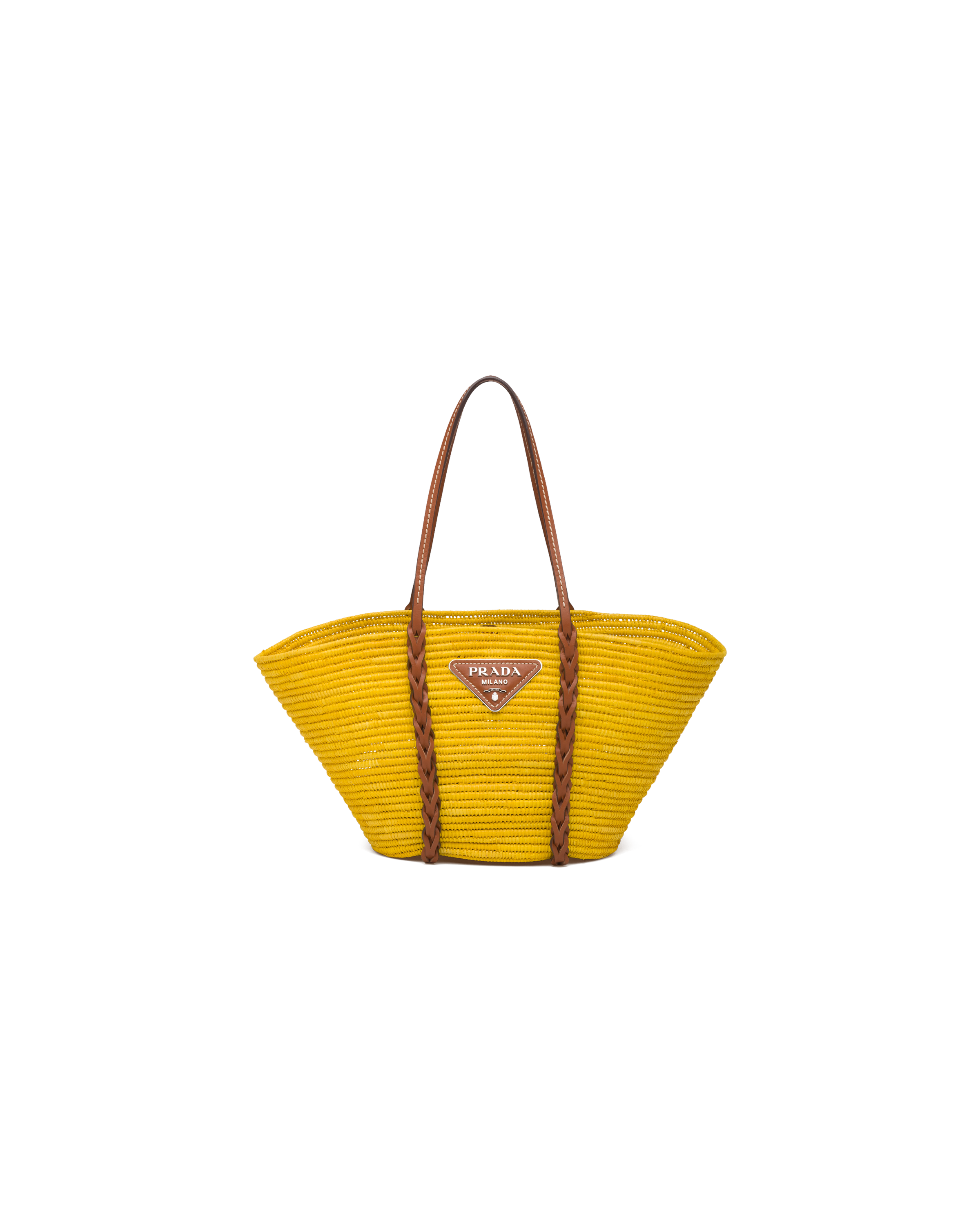 Prada straw tote