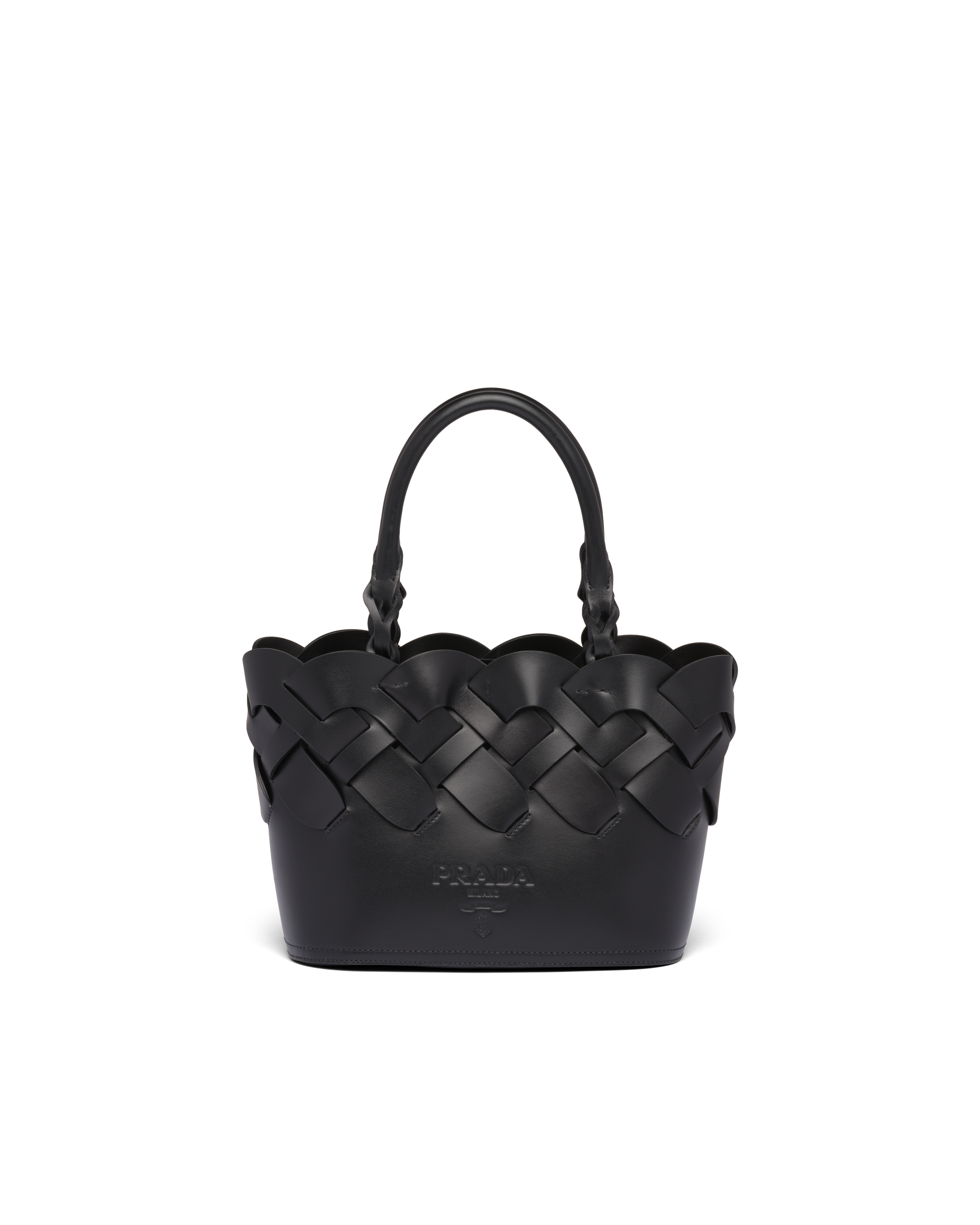 Leather Prada Tress Tote | Prada