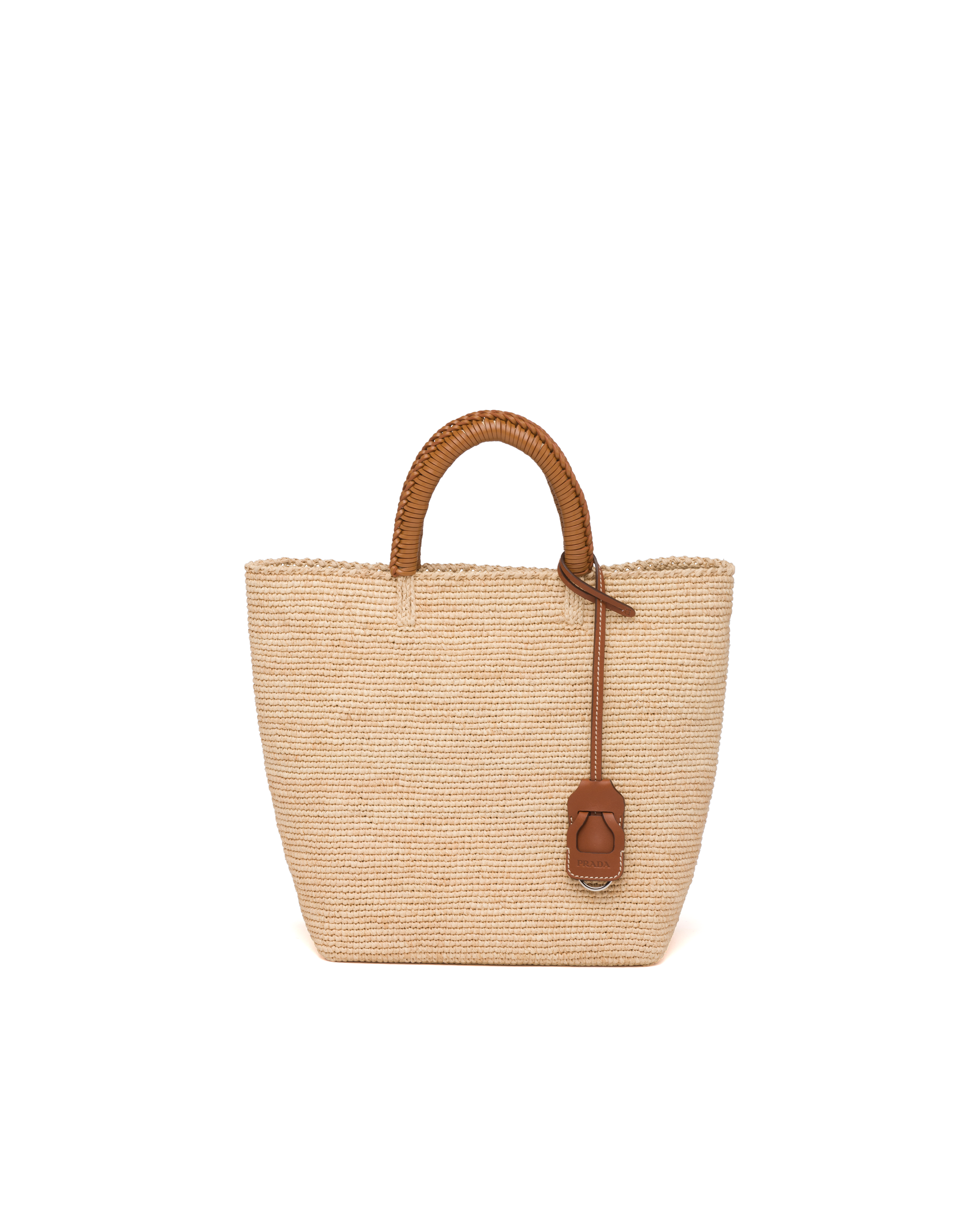 prada raffia beach tote