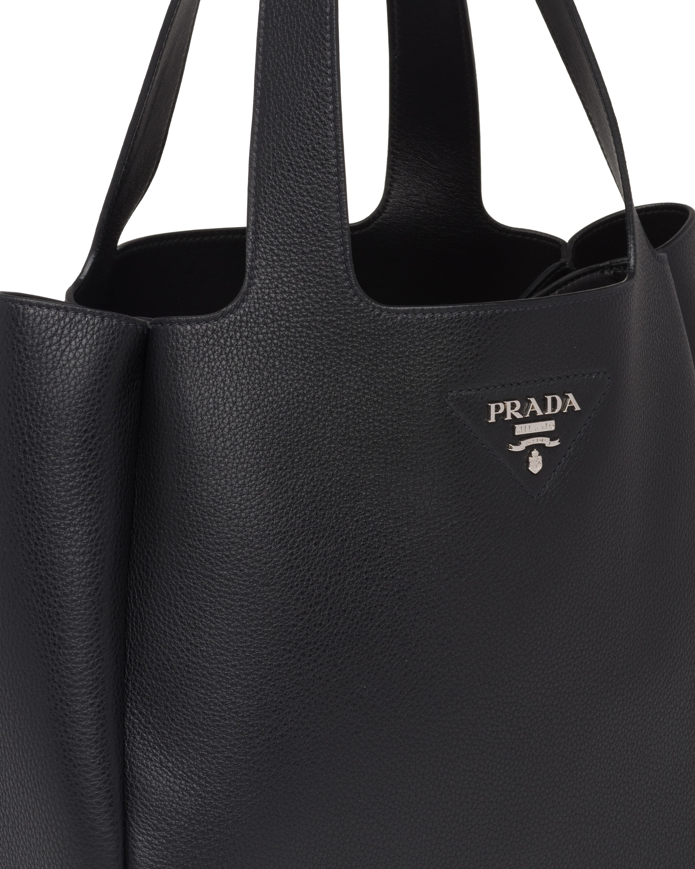 Black Leather handbag Prada