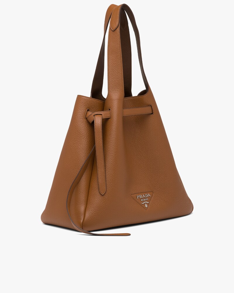 prada leather tote