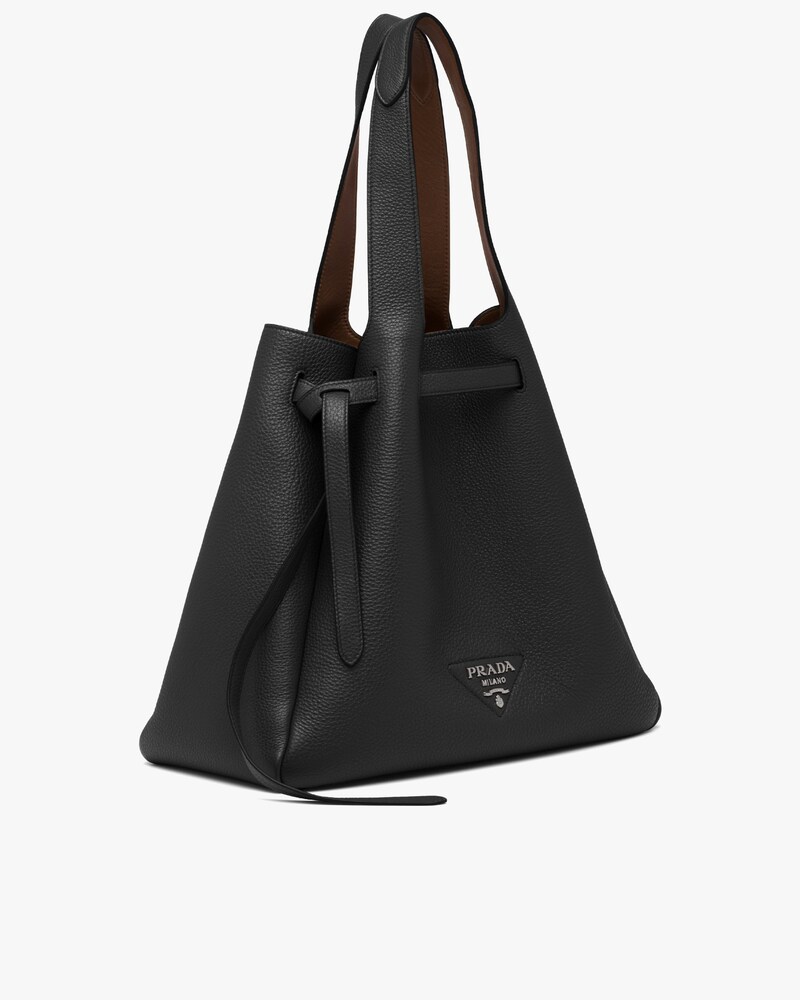 prada soft leather tote