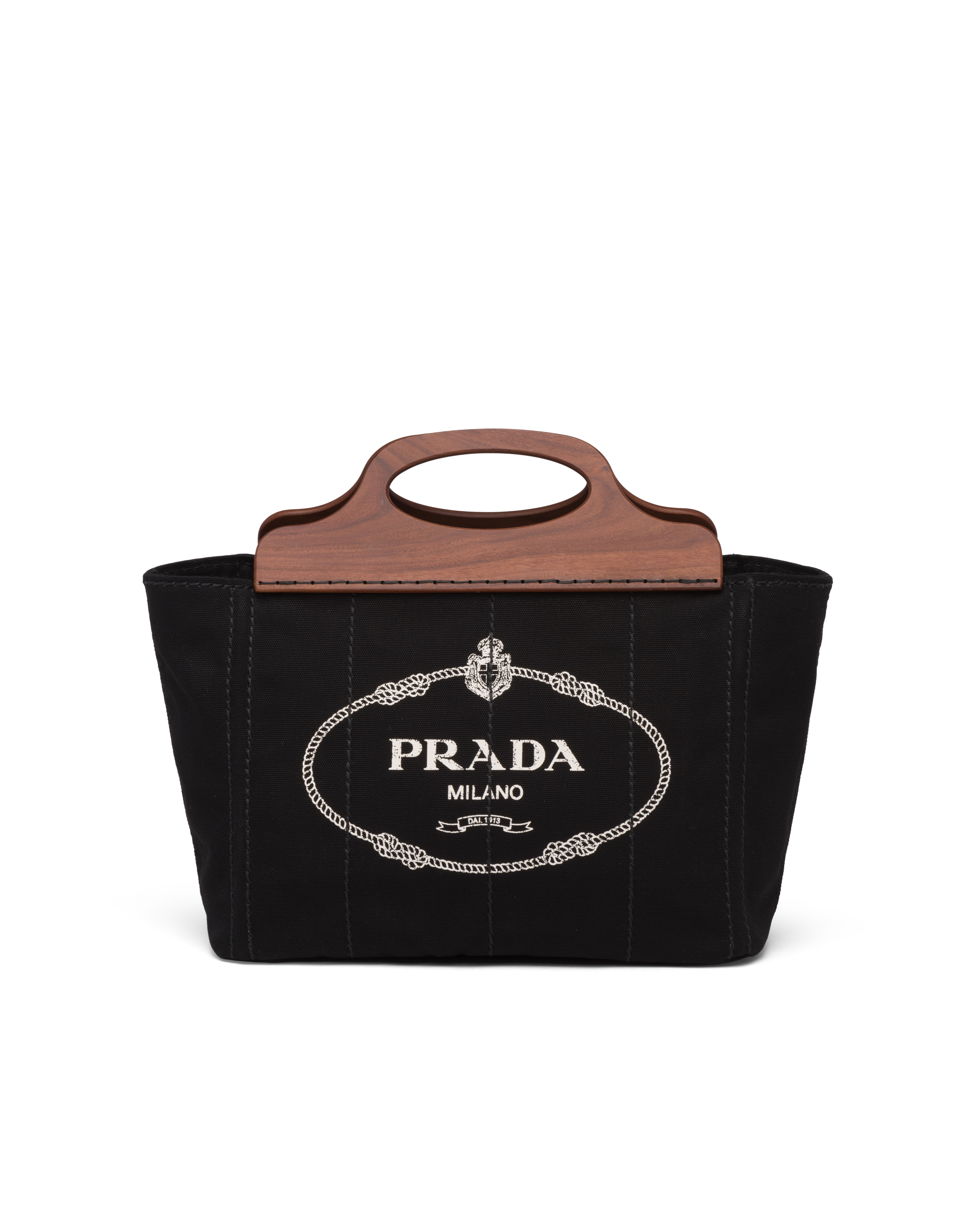 prada small canvas shopper