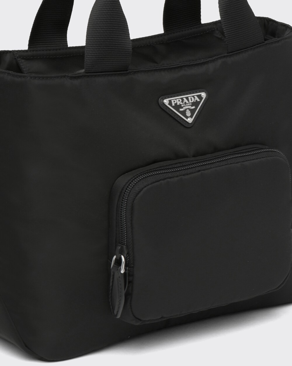 Nylon tote bag with zipper Clearance