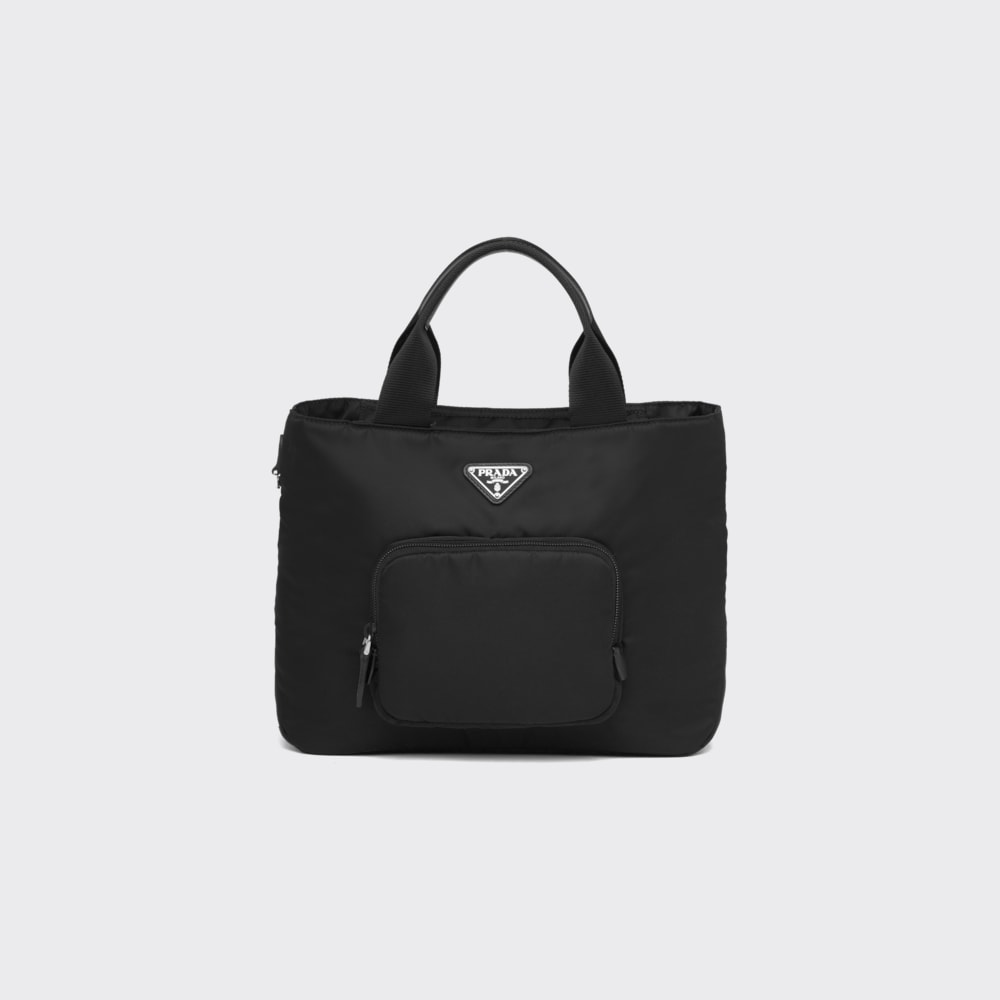 Black Nylon Tote Prada