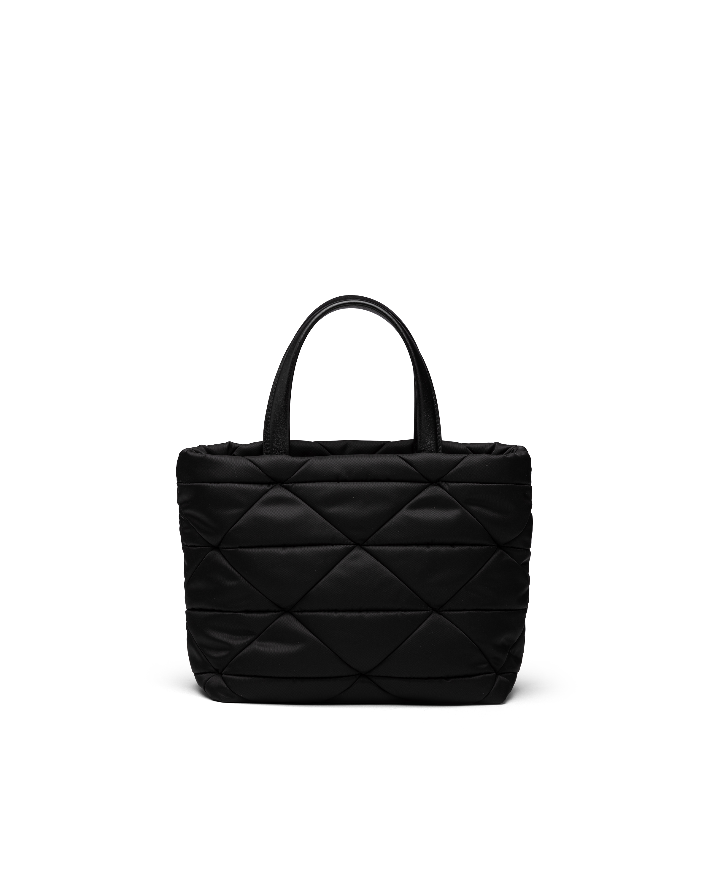 Black Re-Nylon padded tote bag | Prada