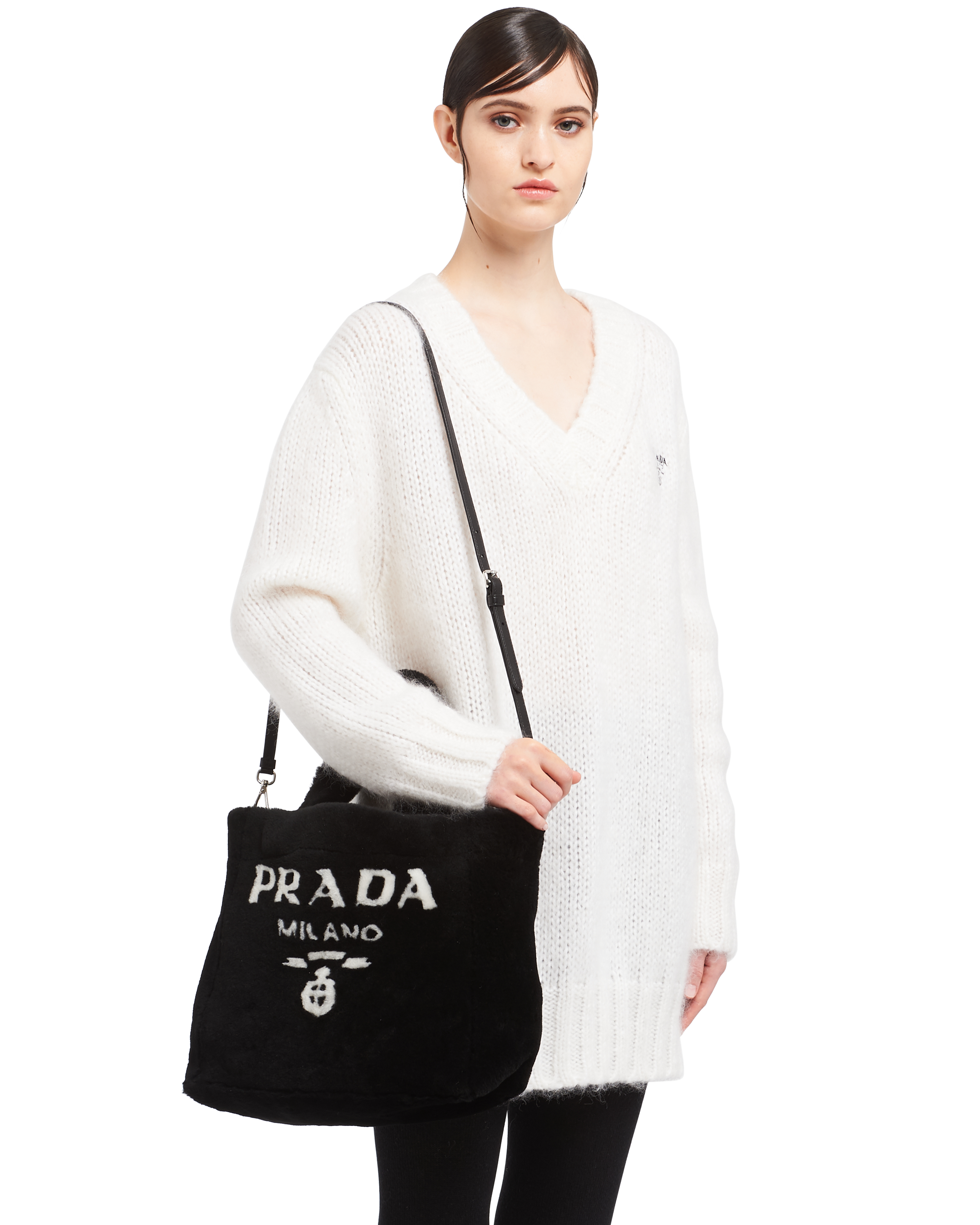 prada book bag