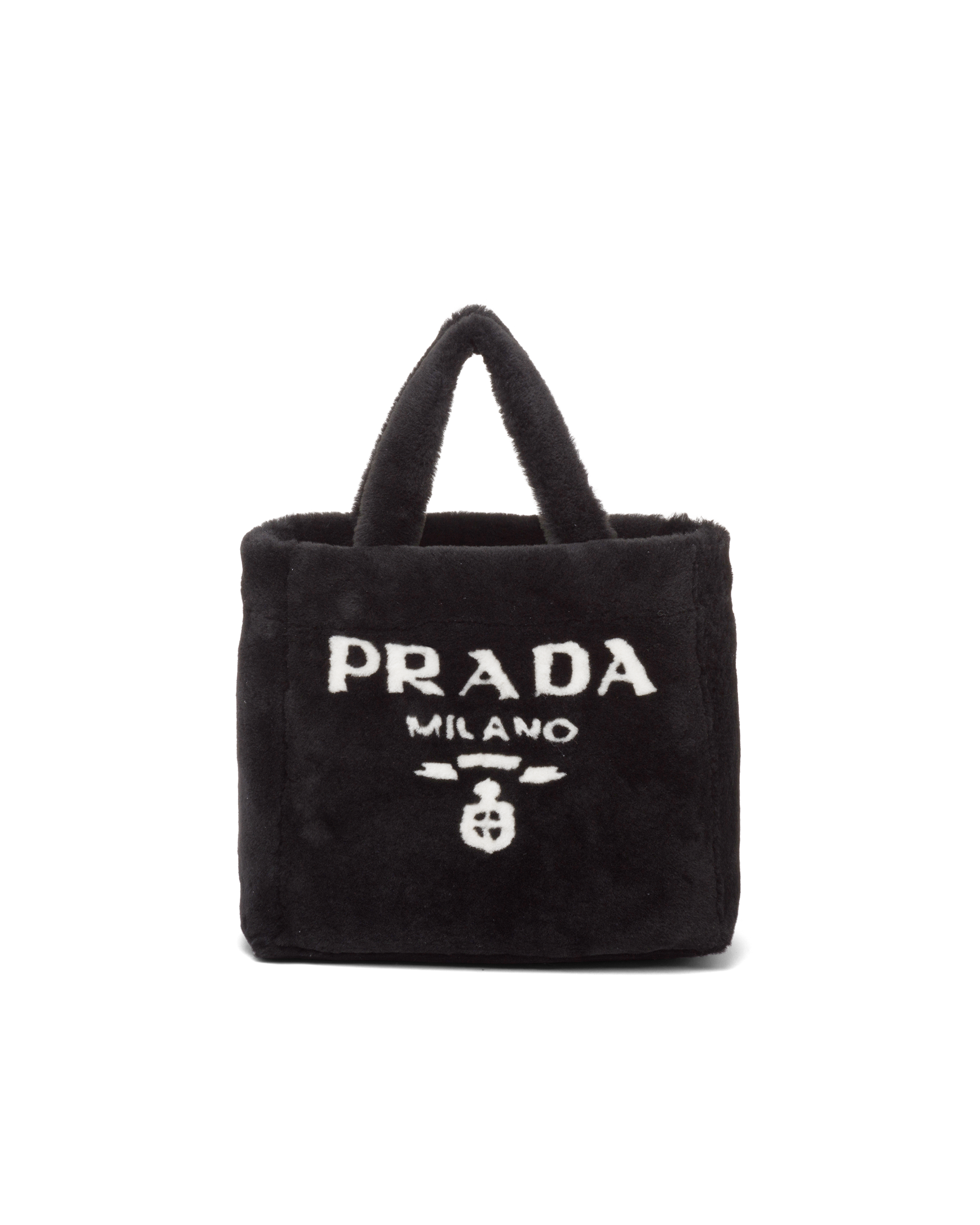 prada shearling bag