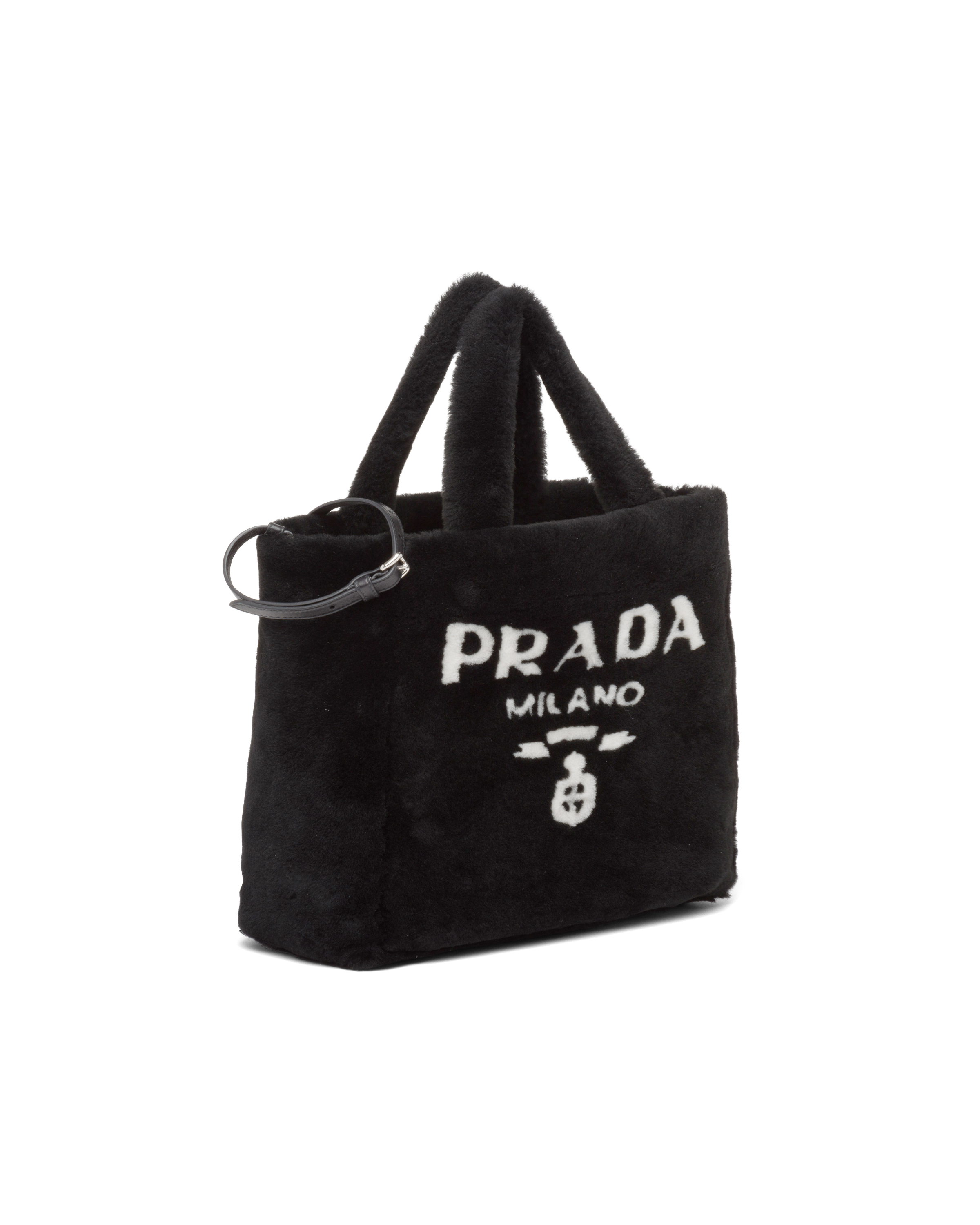 prada shearling bag