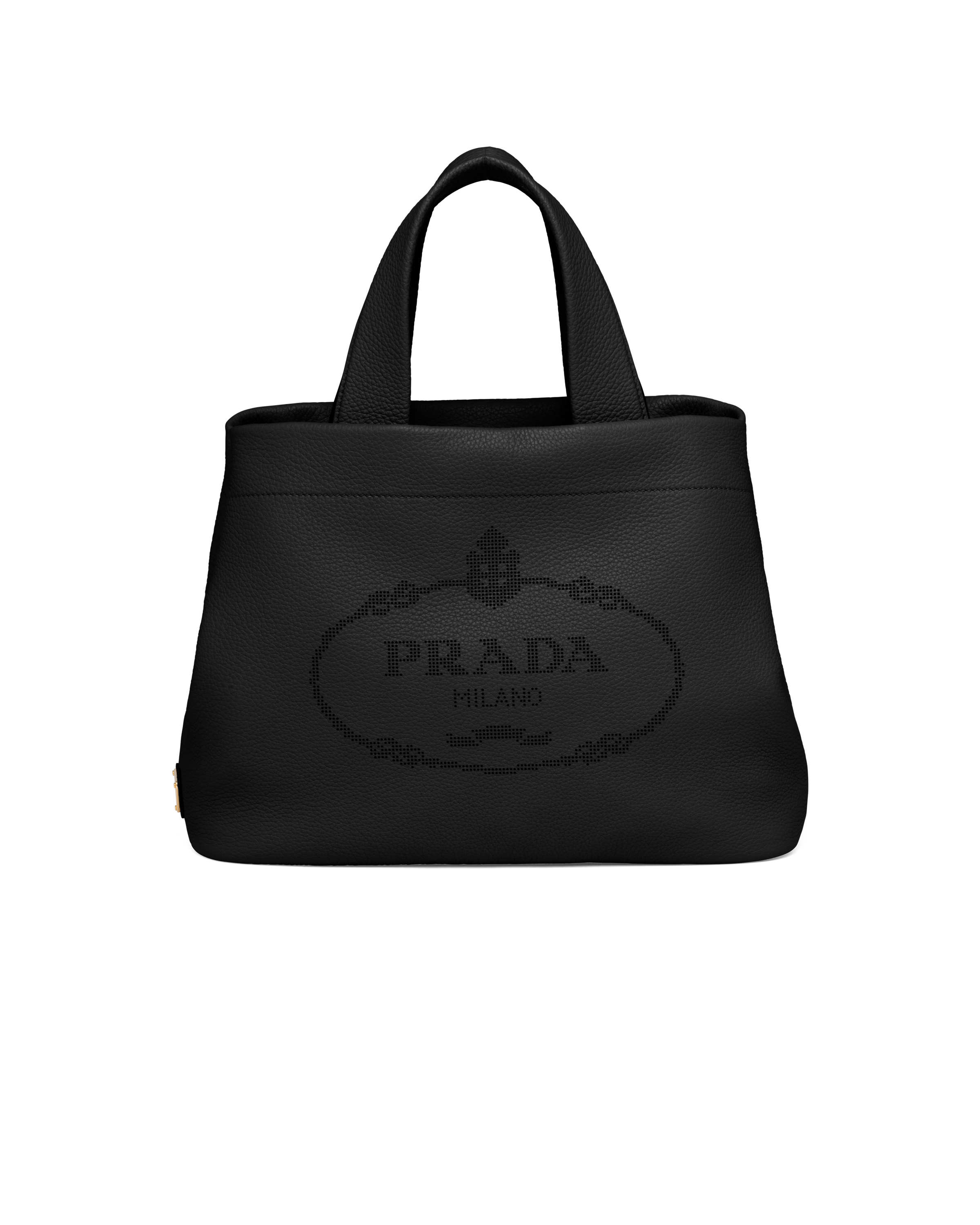 grey prada bag