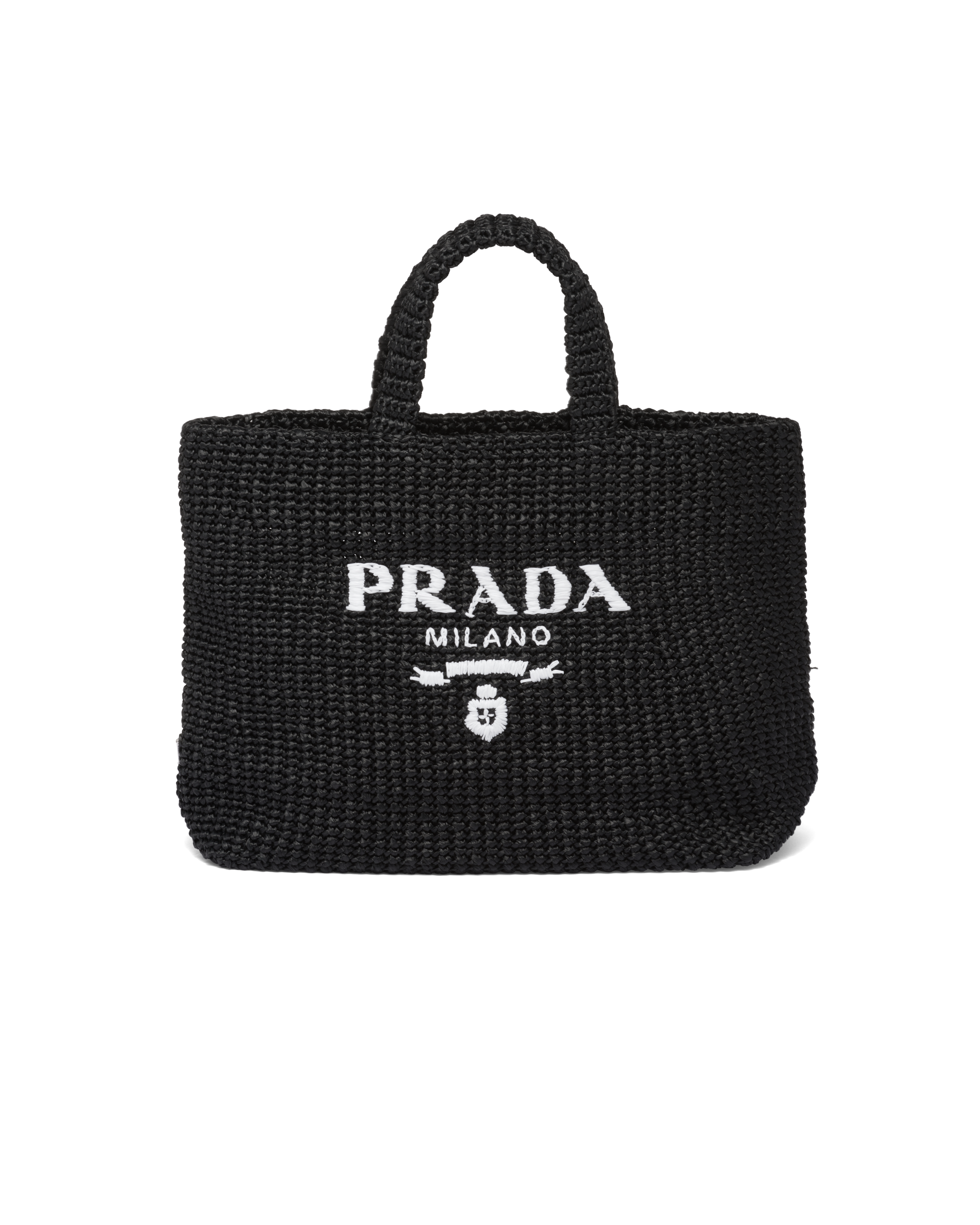 Shop Prada Crochet Tote Bag