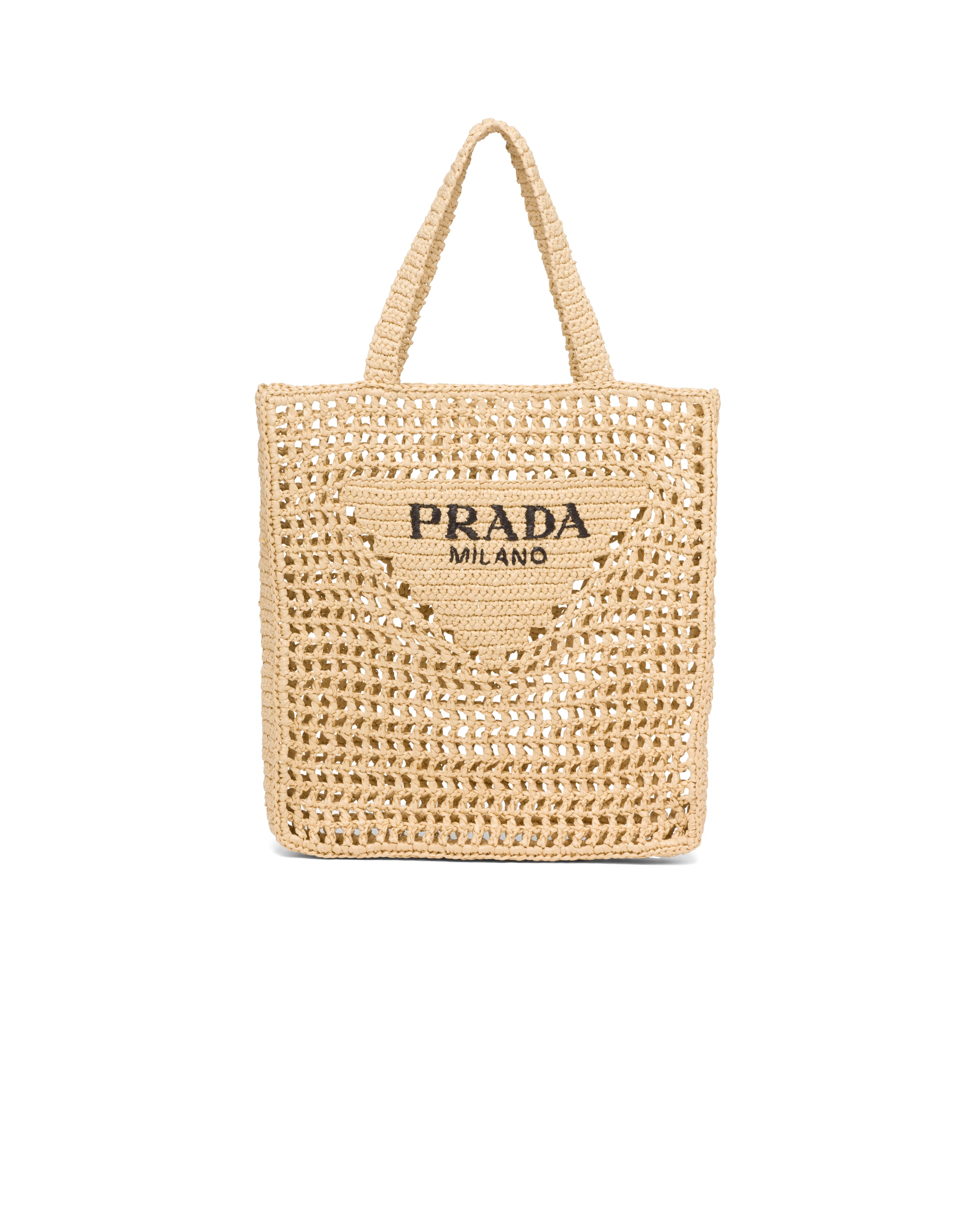 Raffia tote bag Prada