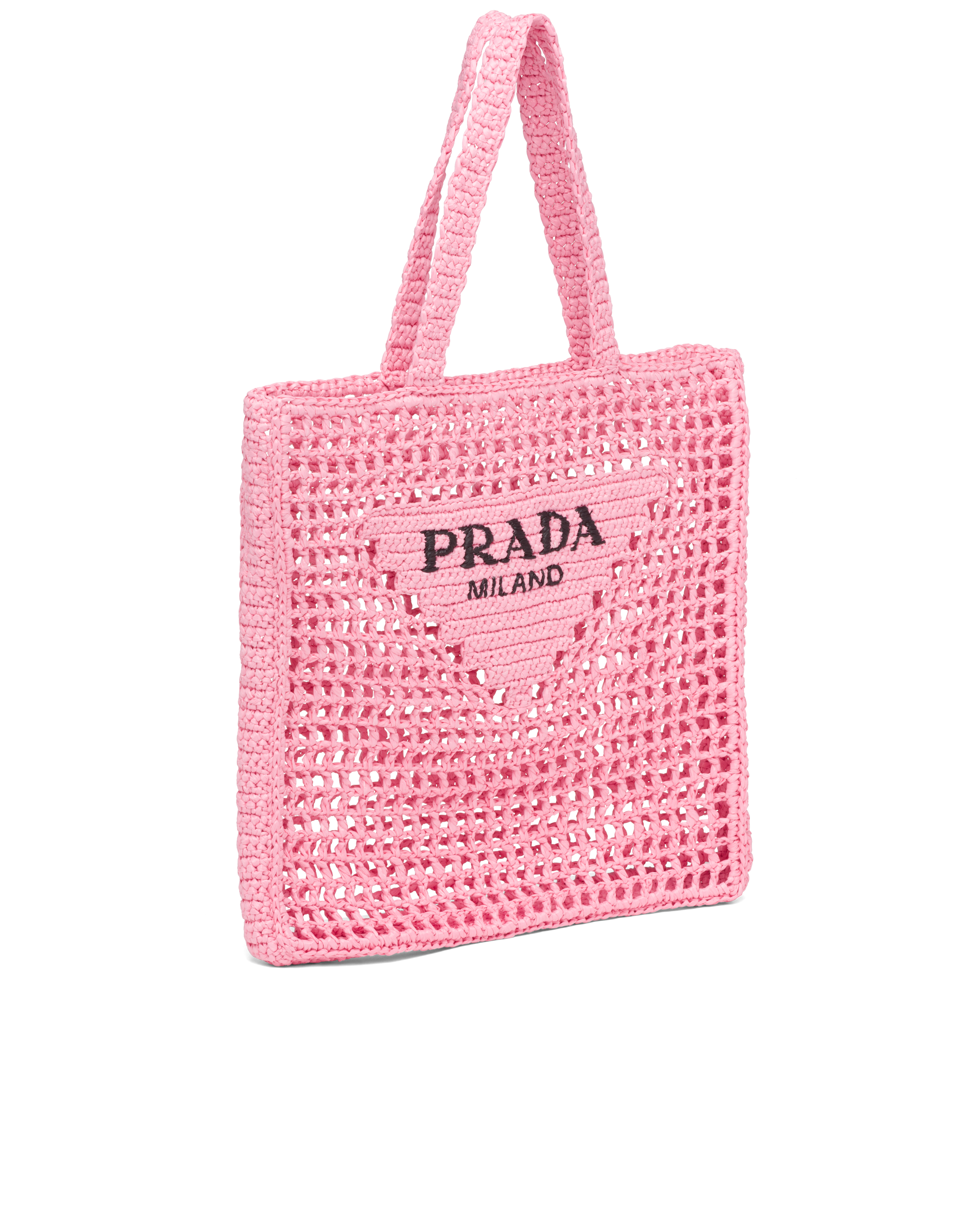 Prada raffia deals beach bag