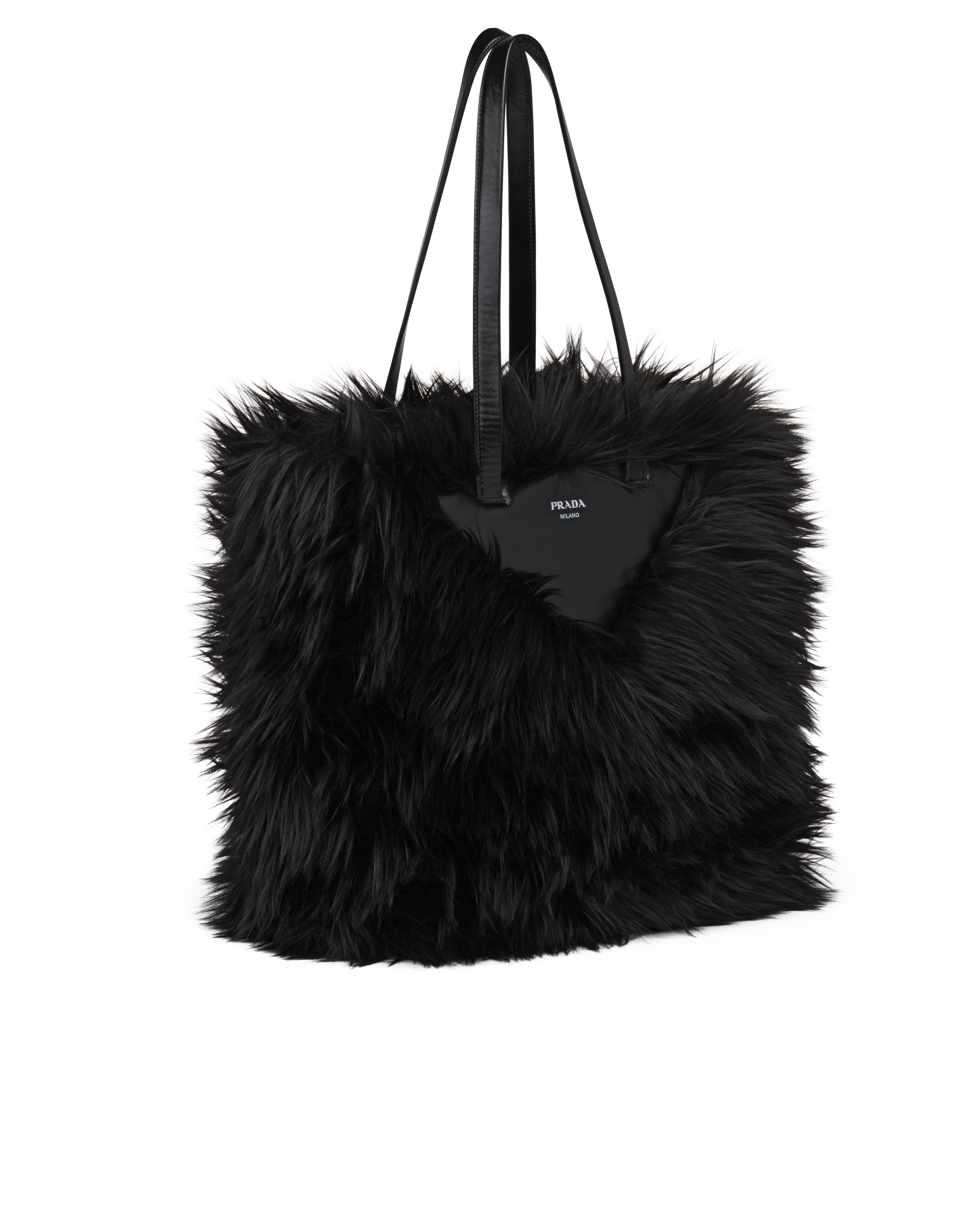 Cabas en fausse fourrure