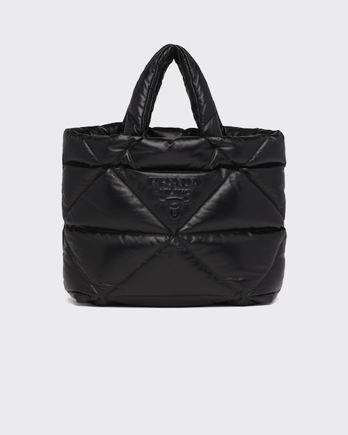 Black Padded nappa tote bag | Prada