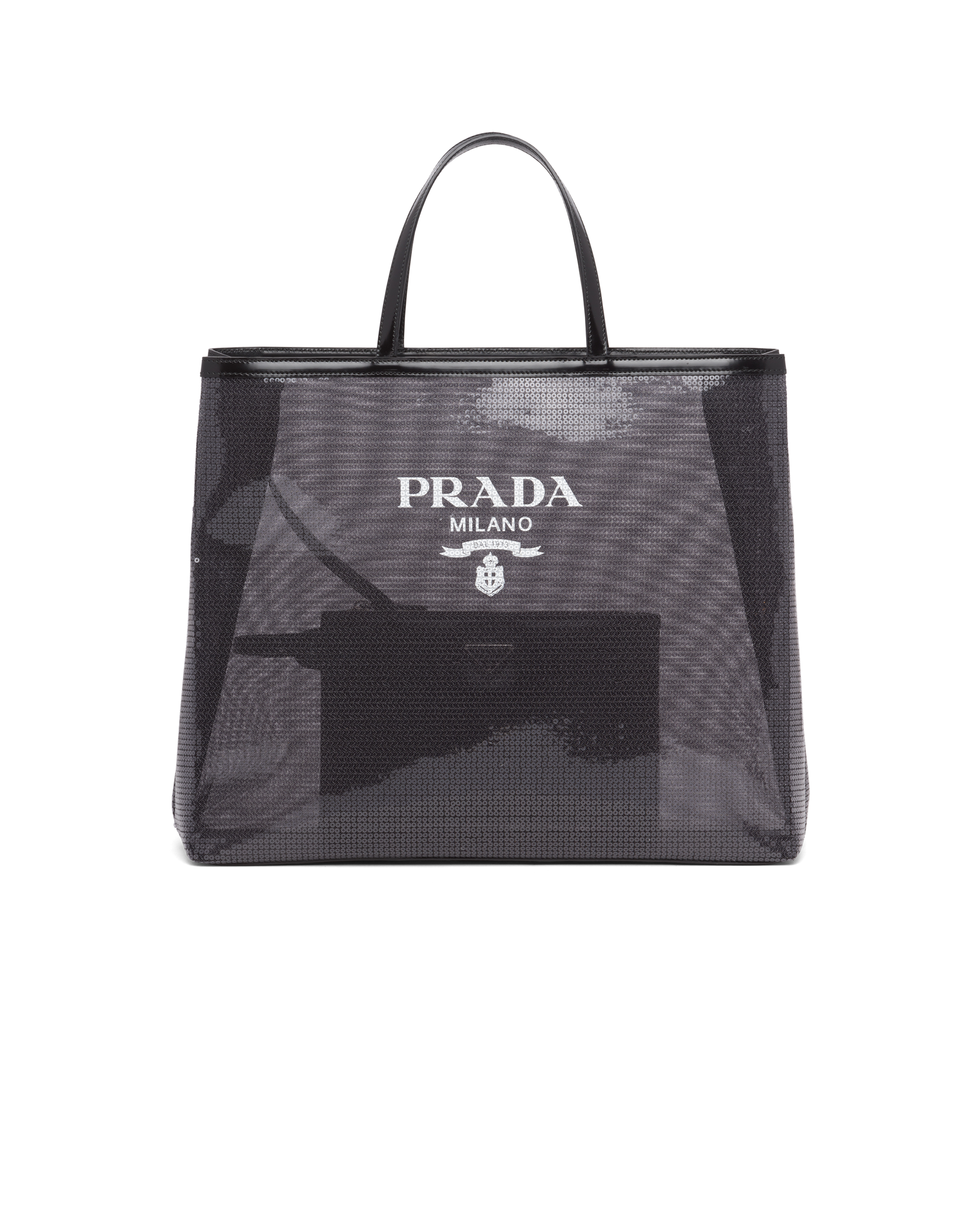 prada transparent tote