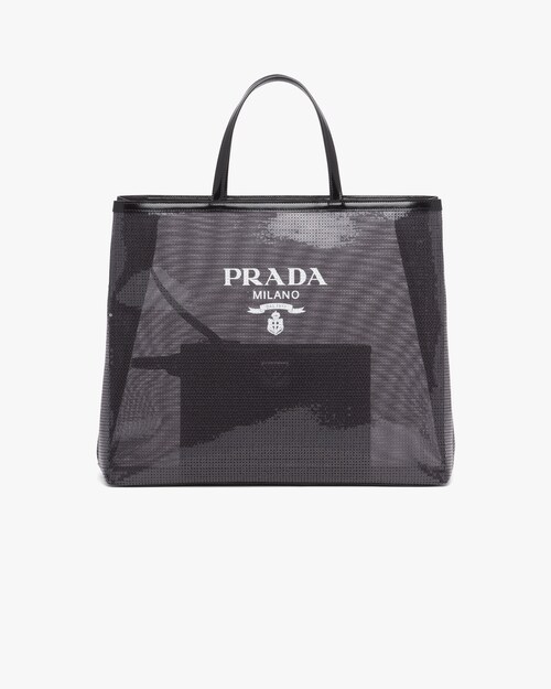 mesh tote bag