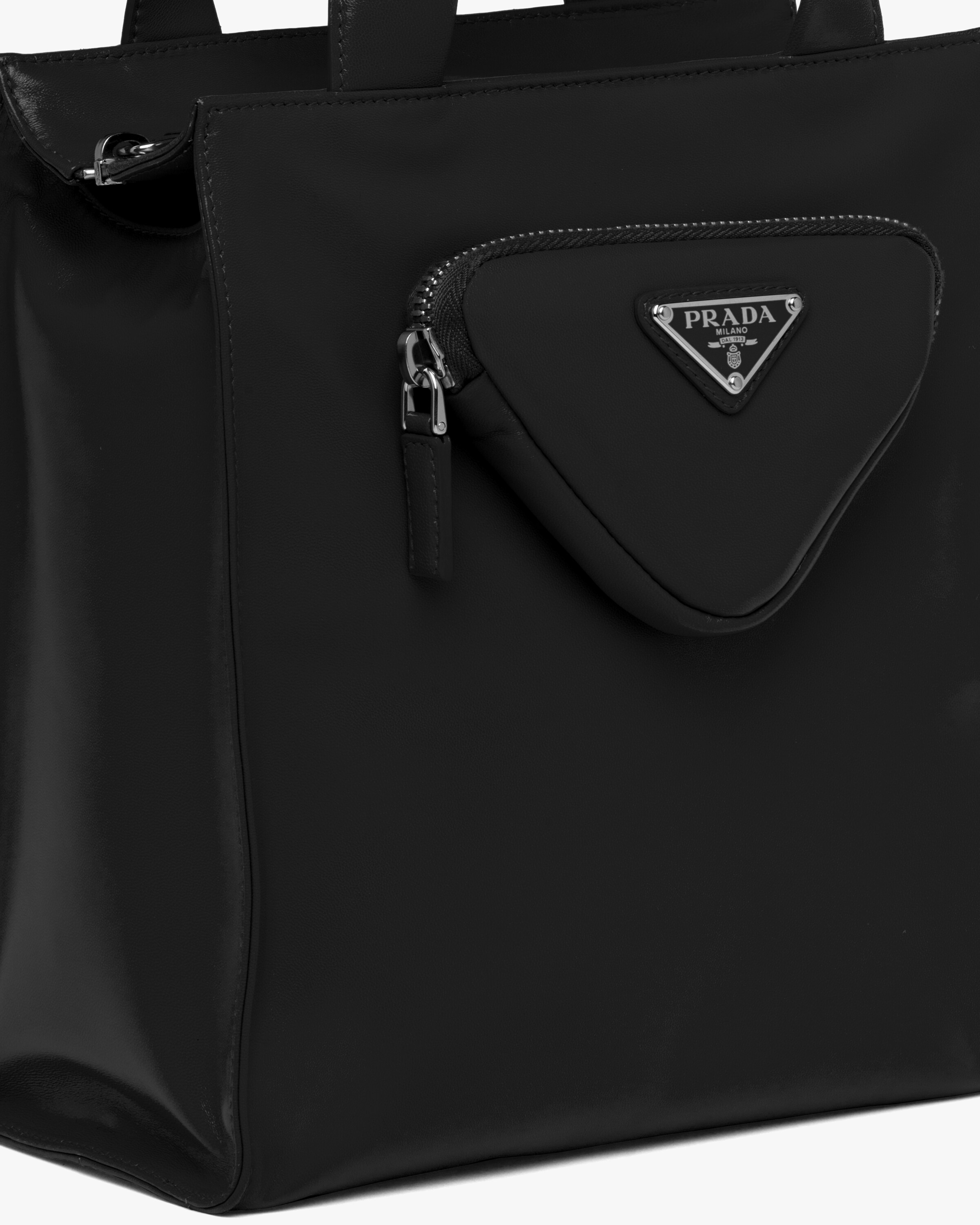 Black Nappa leather tote bag Prada