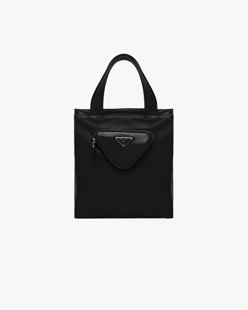 prada logo tote