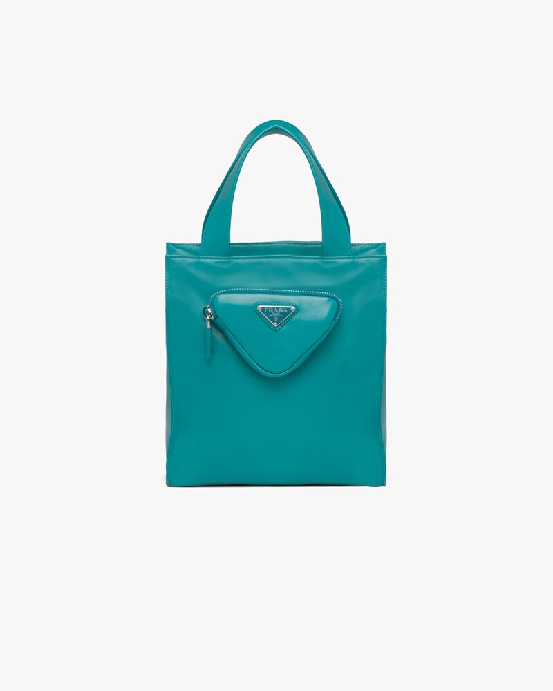 prada blue tote