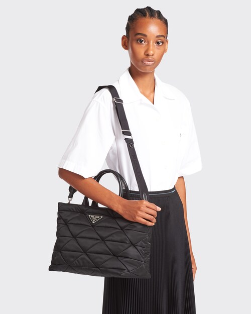 Prada medium nylon tote clearance