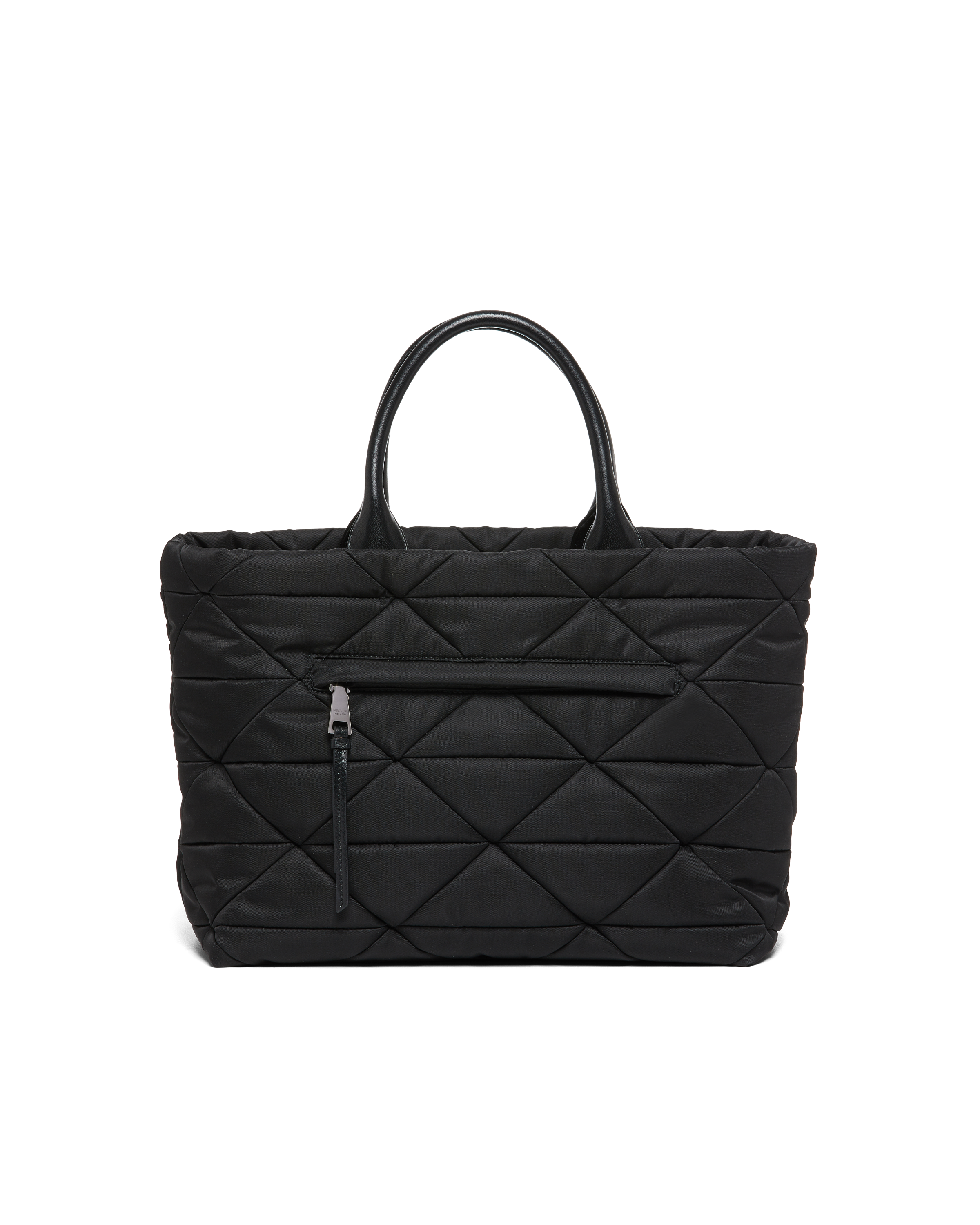 Prada medium padded nylon store tote
