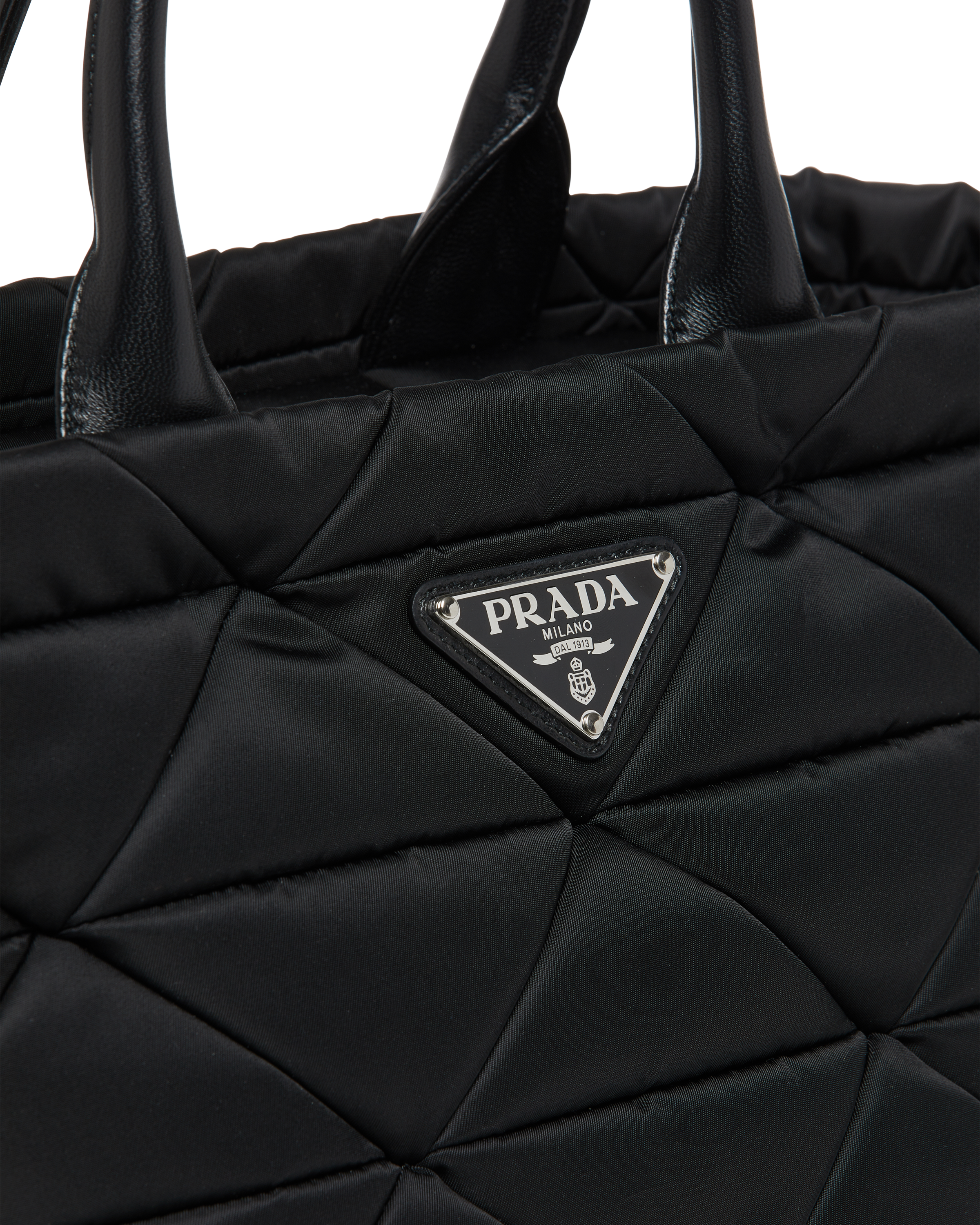 prada medium padded nylon tote