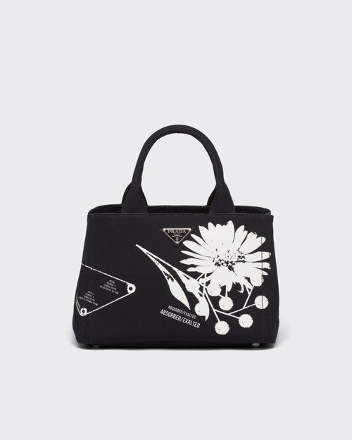 prada printed canvas tote