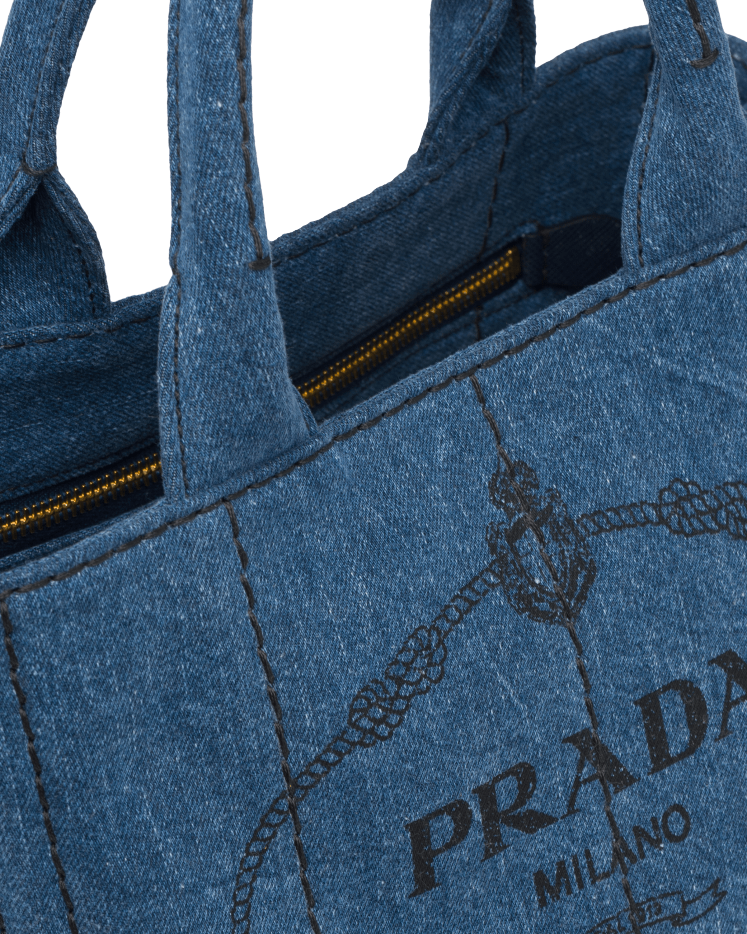 Navy Denim Tote | Prada