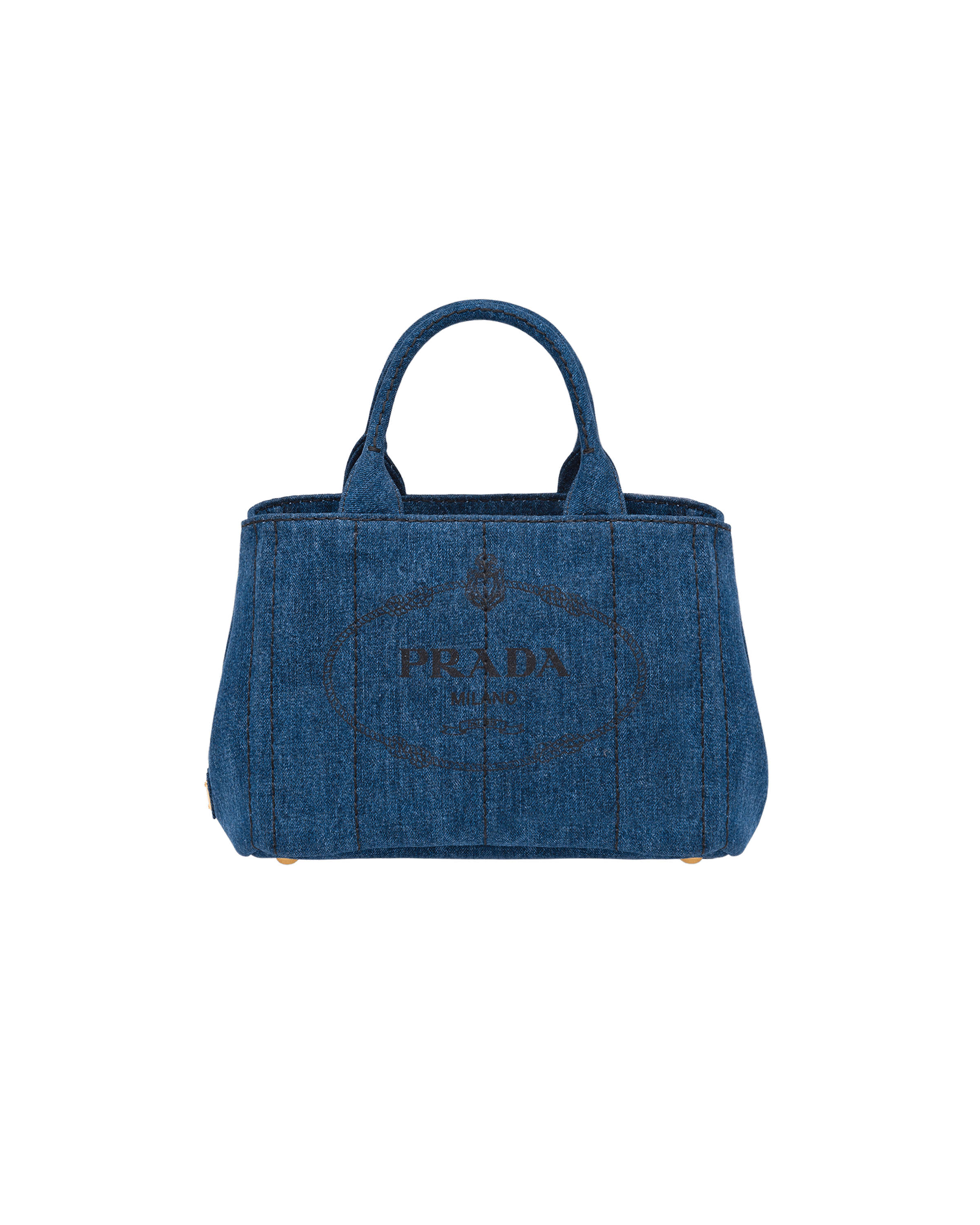 prada denim shoulder bag