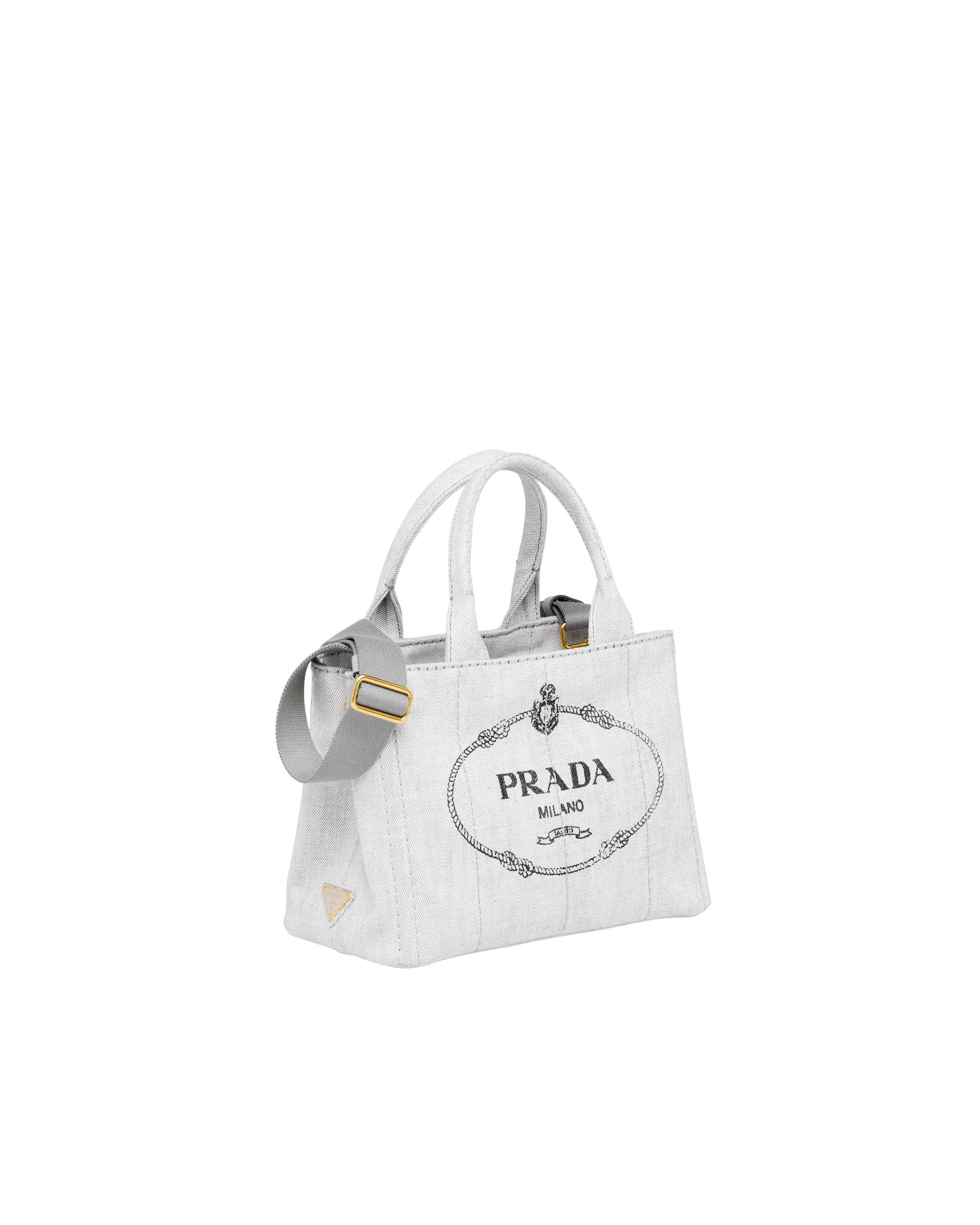 Bolso De Tela Blanco | Prada