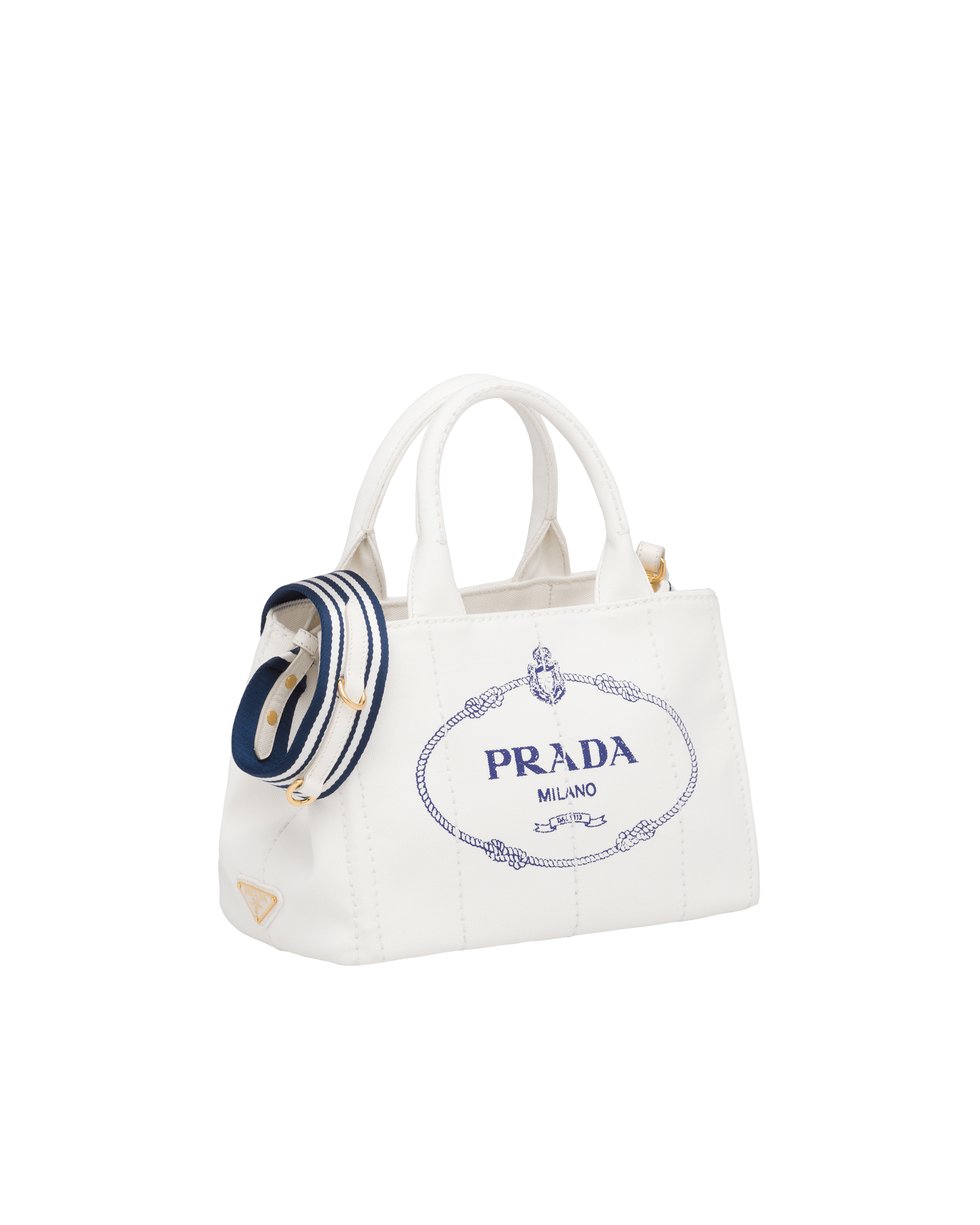 prada canvas tote