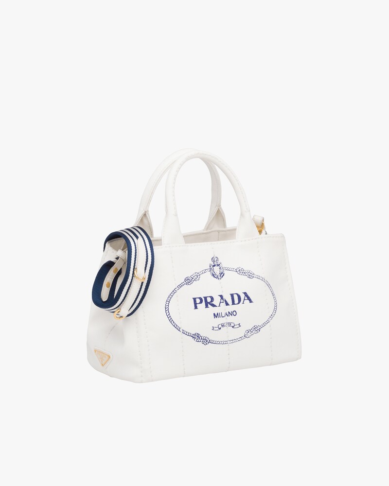 prada fabric printed tote