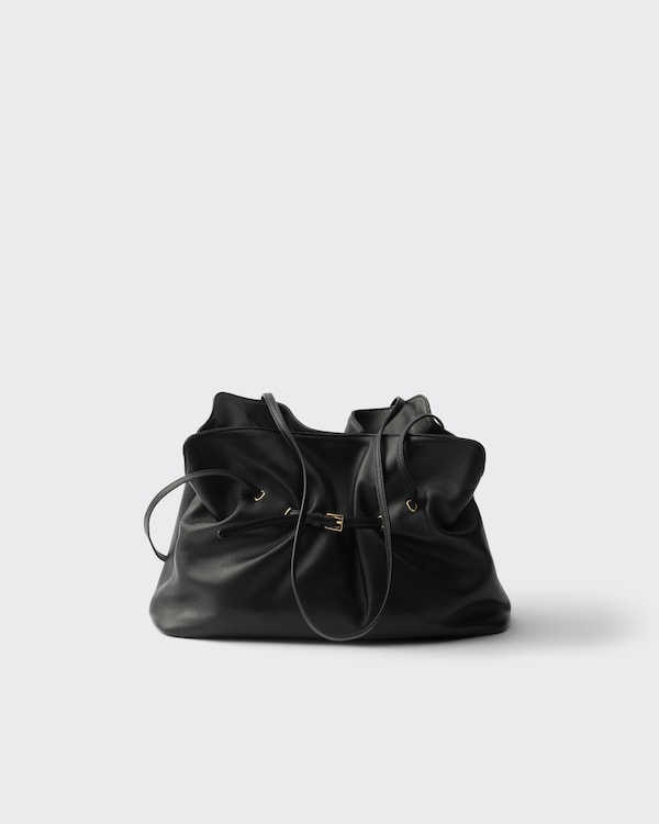Prada Dada large nappa leather tote bag - Black Prada Dada large nappa leather tote bag - Black