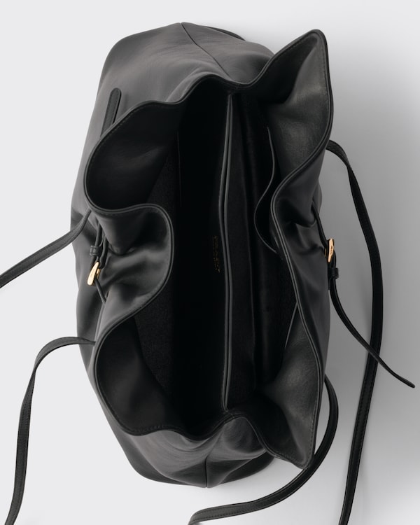 Prada Dada large nappa leather tote bag - Black Prada Dada large nappa leather tote bag - Black